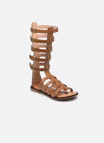 Sandales HACKTARUS femme or et bronze