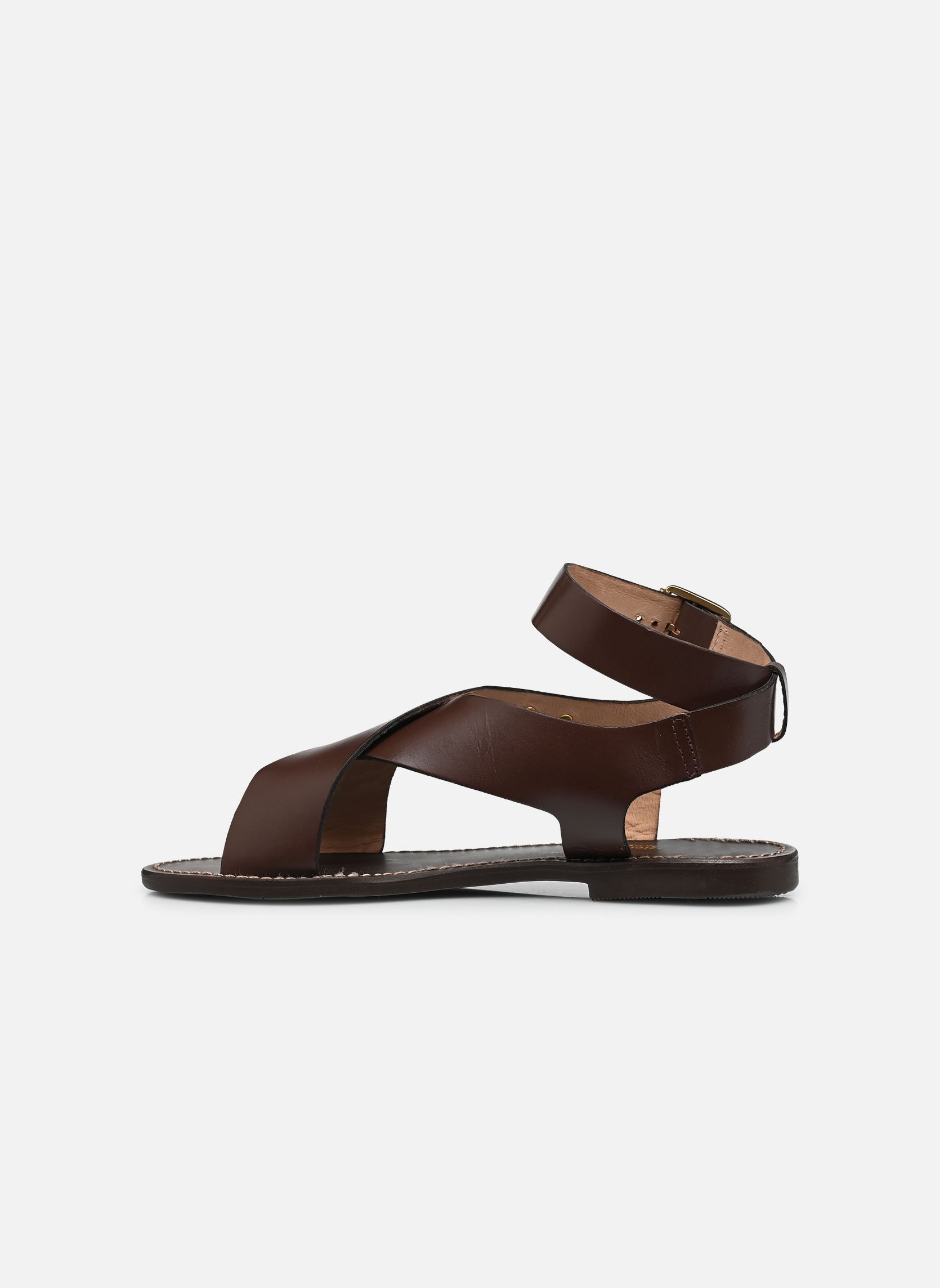 Sandales HAGLAETT femme marron Les Tropéziennes par M Belarbi Sandales HAGLAETT femme marron Chocolat