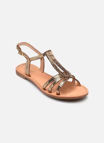 Sandales HAMELIE femme or et bronze