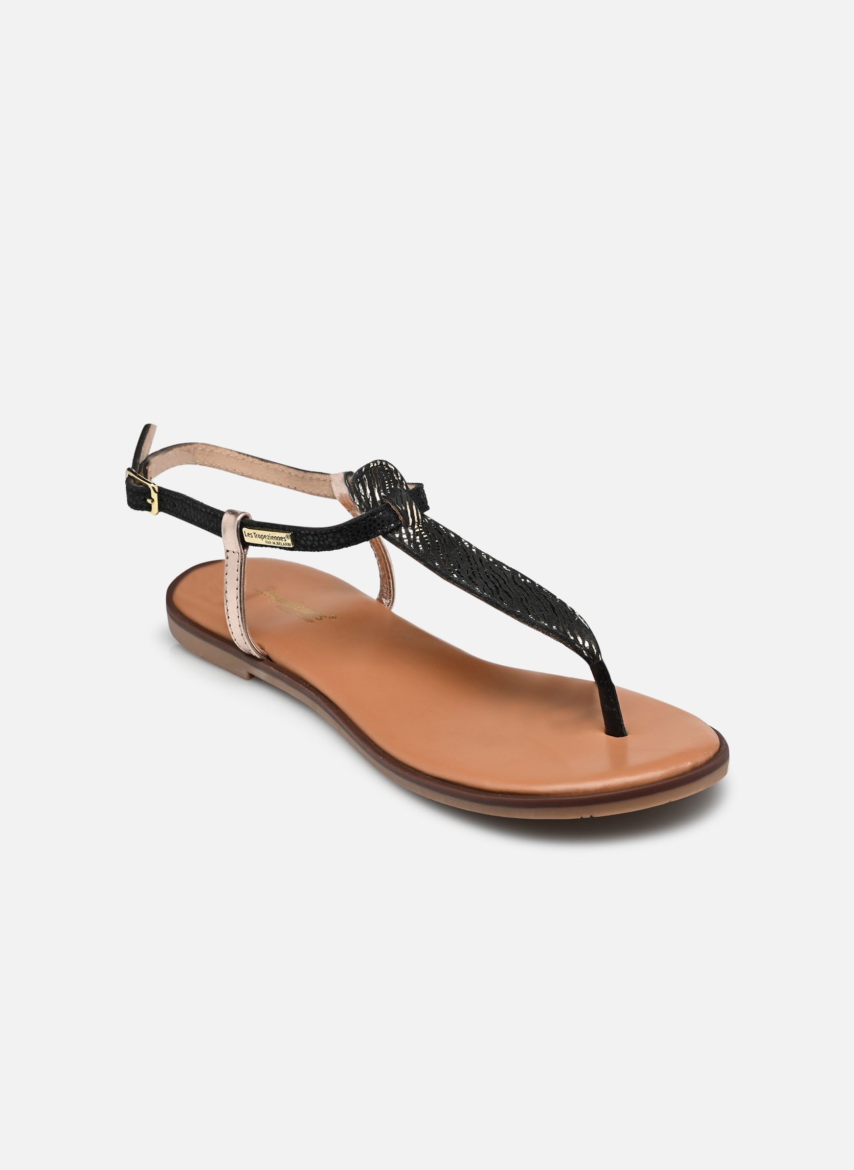 Slippers HANDREA dames zwart Les Tropéziennes par M Belarbi Slippers HANDREA dames zwart NOIR-ZEBRE