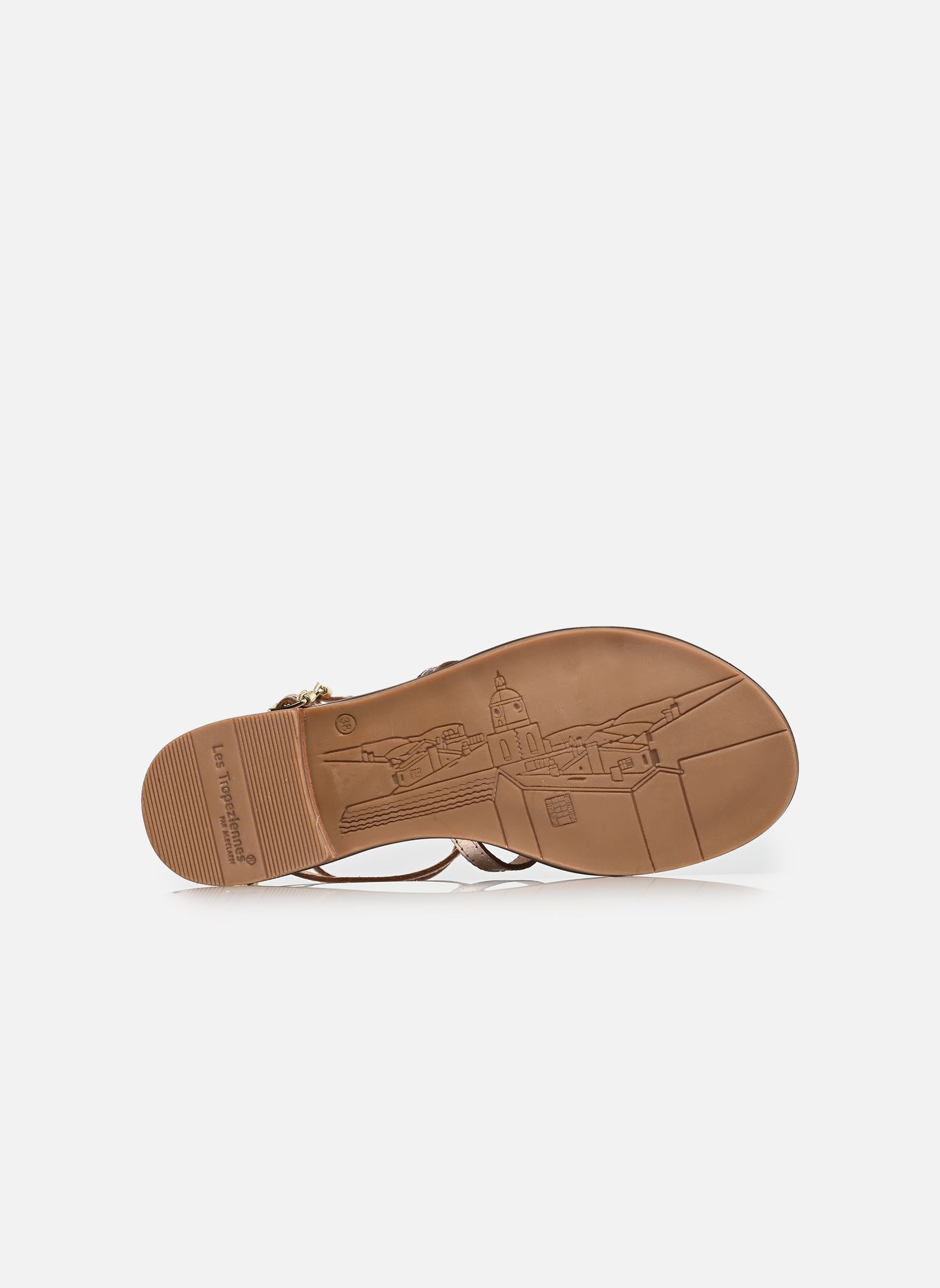 Sandalen HASTRID damen gold und bronze Les Tropéziennes par M Belarbi Sandalen HASTRID damen gold und bronze or serpent