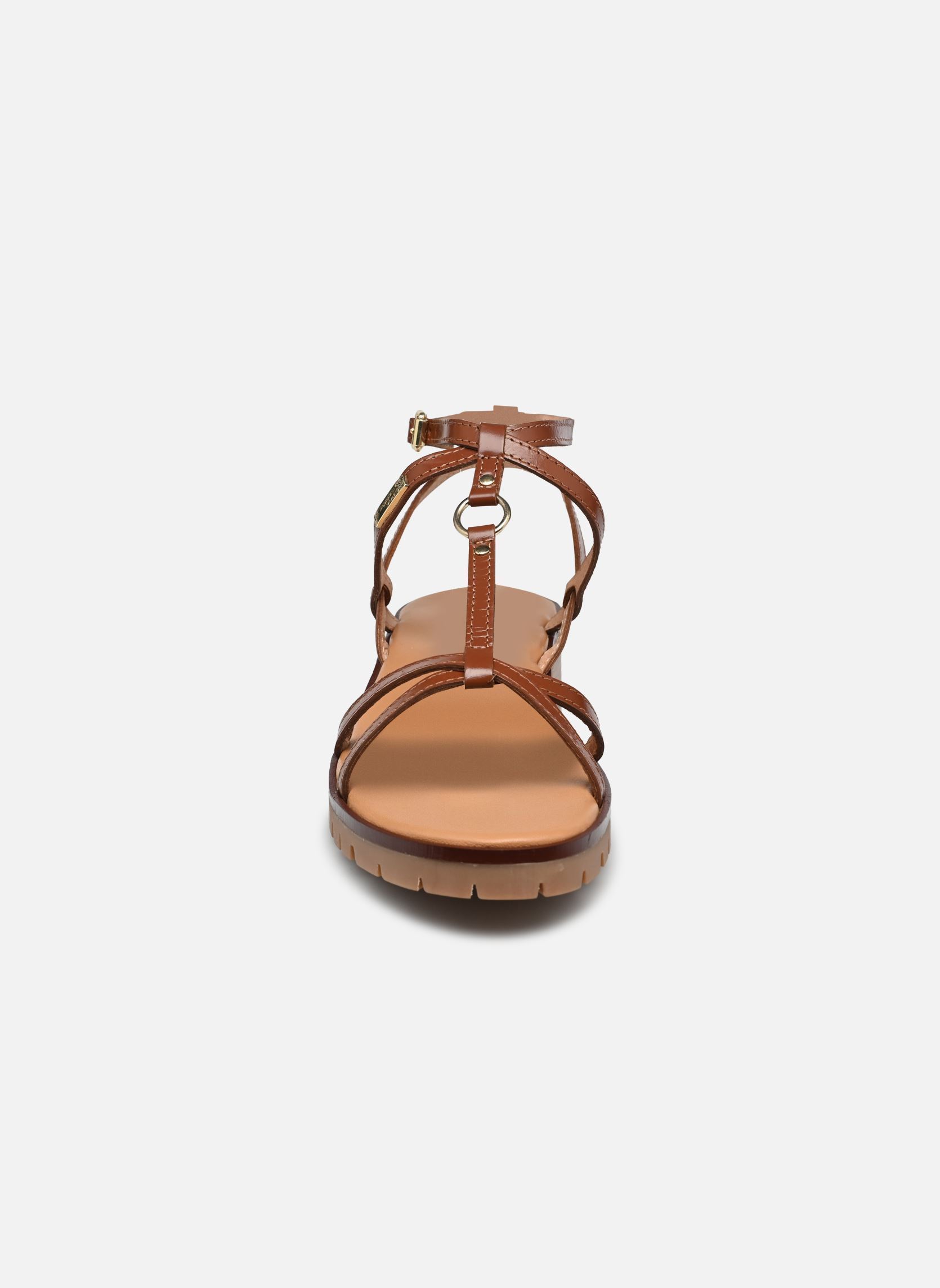 Sandales HAURA femme marron Les Tropéziennes par M Belarbi Sandales HAURA femme marron Tan