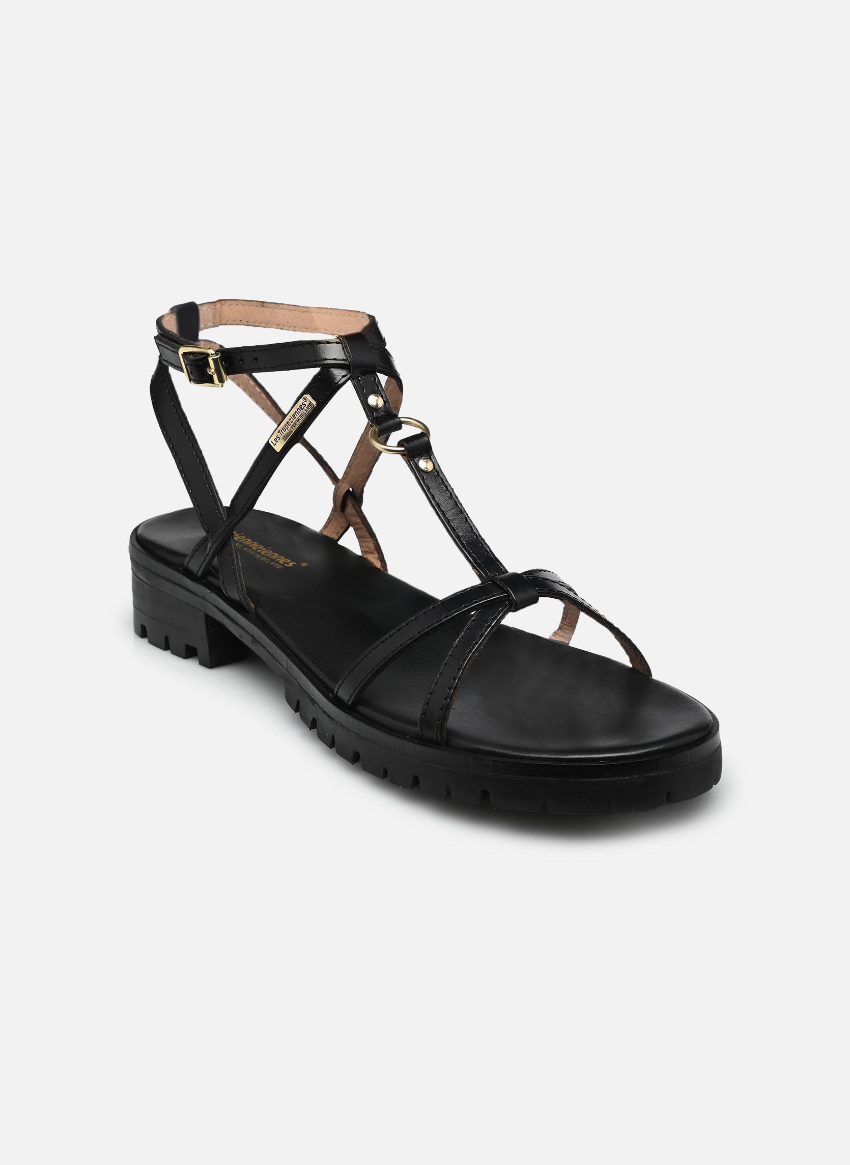 Sandales HAURA femme noir Les Tropéziennes par M Belarbi Sandales HAURA femme noir Noir