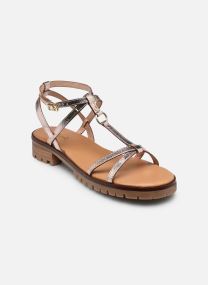 Sandales HAURA femme or et bronze