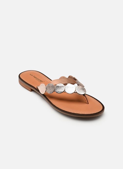 Les Tropéziennes par M Belarbi Pantoletten HOLLYTONG damen gold und bronze