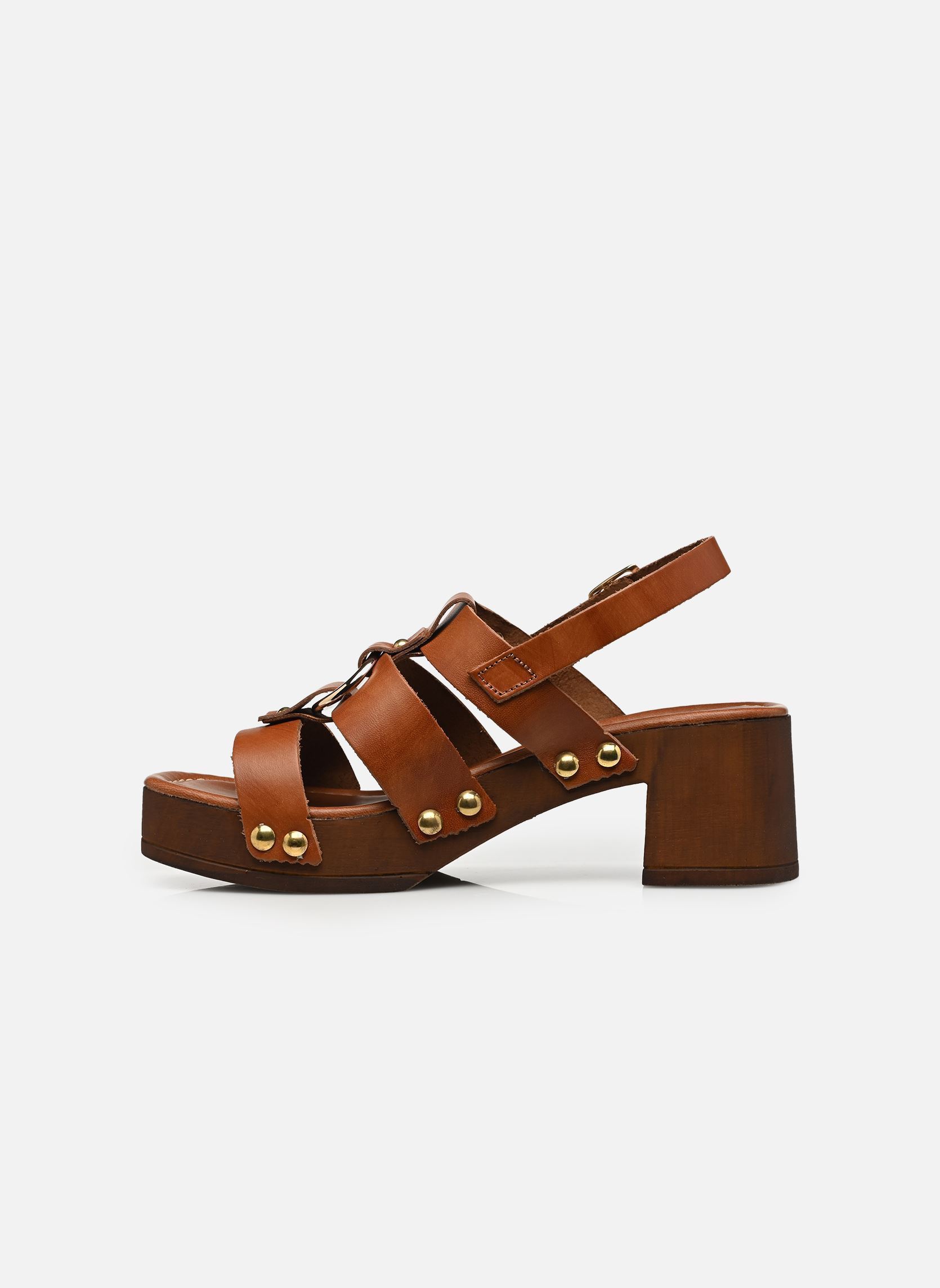 Sandales PENELOPE femme marron Les Tropéziennes par M Belarbi Sandales PENELOPE femme marron Tan