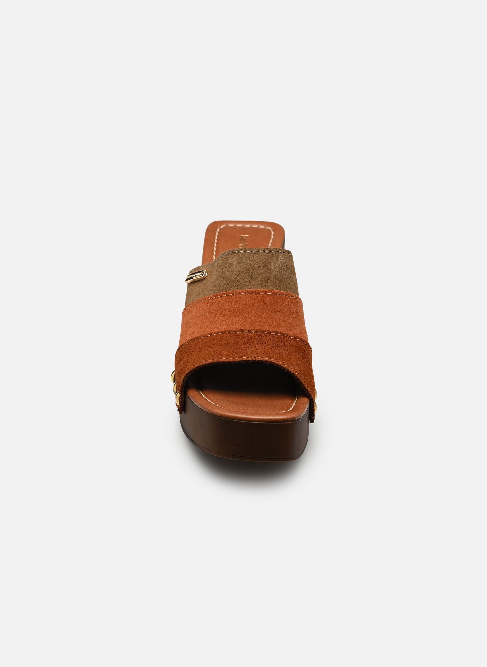 Mules POLINA N femme vert Les Tropéziennes par M Belarbi Mules POLINA N femme vert Kaki-Multi
