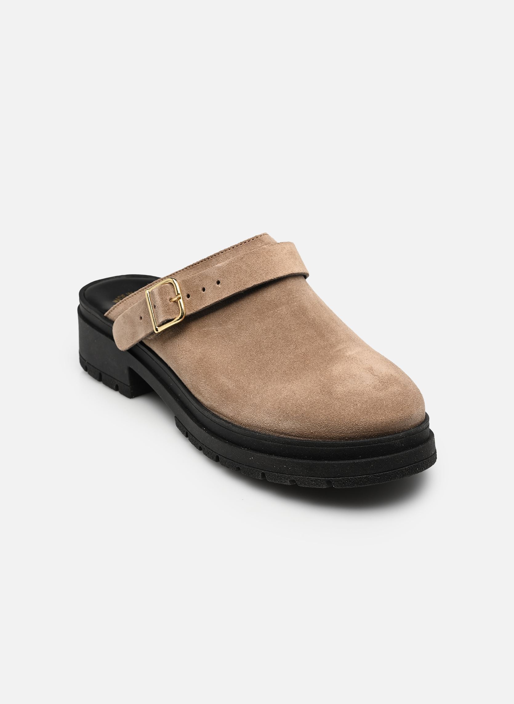Muilen TIAGO dames beige Les Tropéziennes par M Belarbi Muilen TIAGO dames beige Taupe Suede