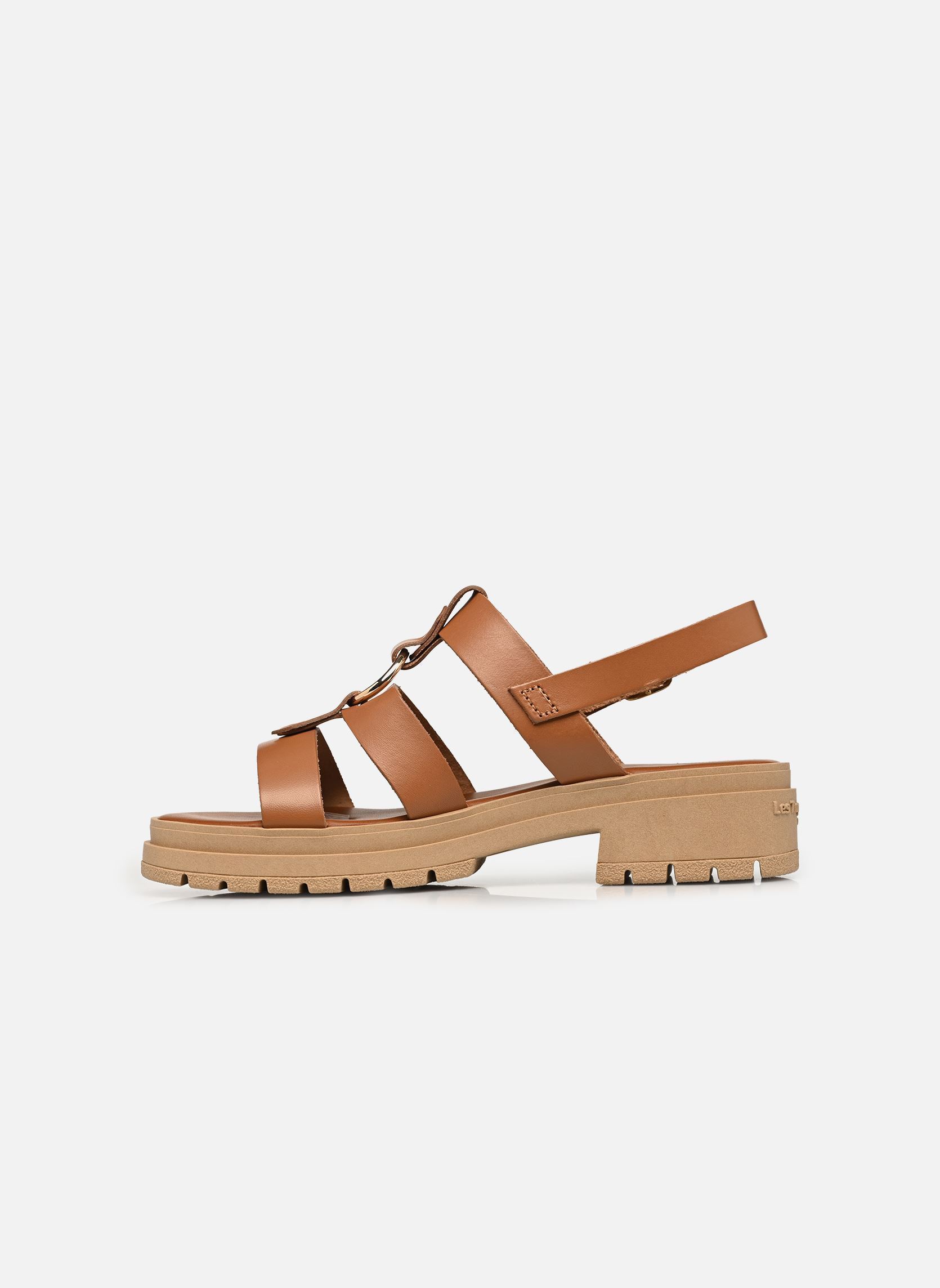 Sandalias y plataformas de cuña TONKA mujer marrón Les Tropéziennes par M Belarbi Sandalias y plataformas de cuña TONKA mujer marrón Tan