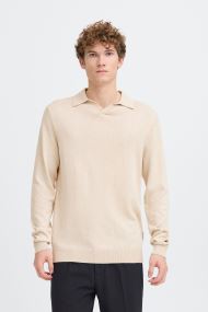 Korte mouwen polo's Cfbells 0295 Ls Polo Knit heren beige
