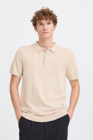 Polos manches courtes Cfbells Ss Polo Knit homme beige