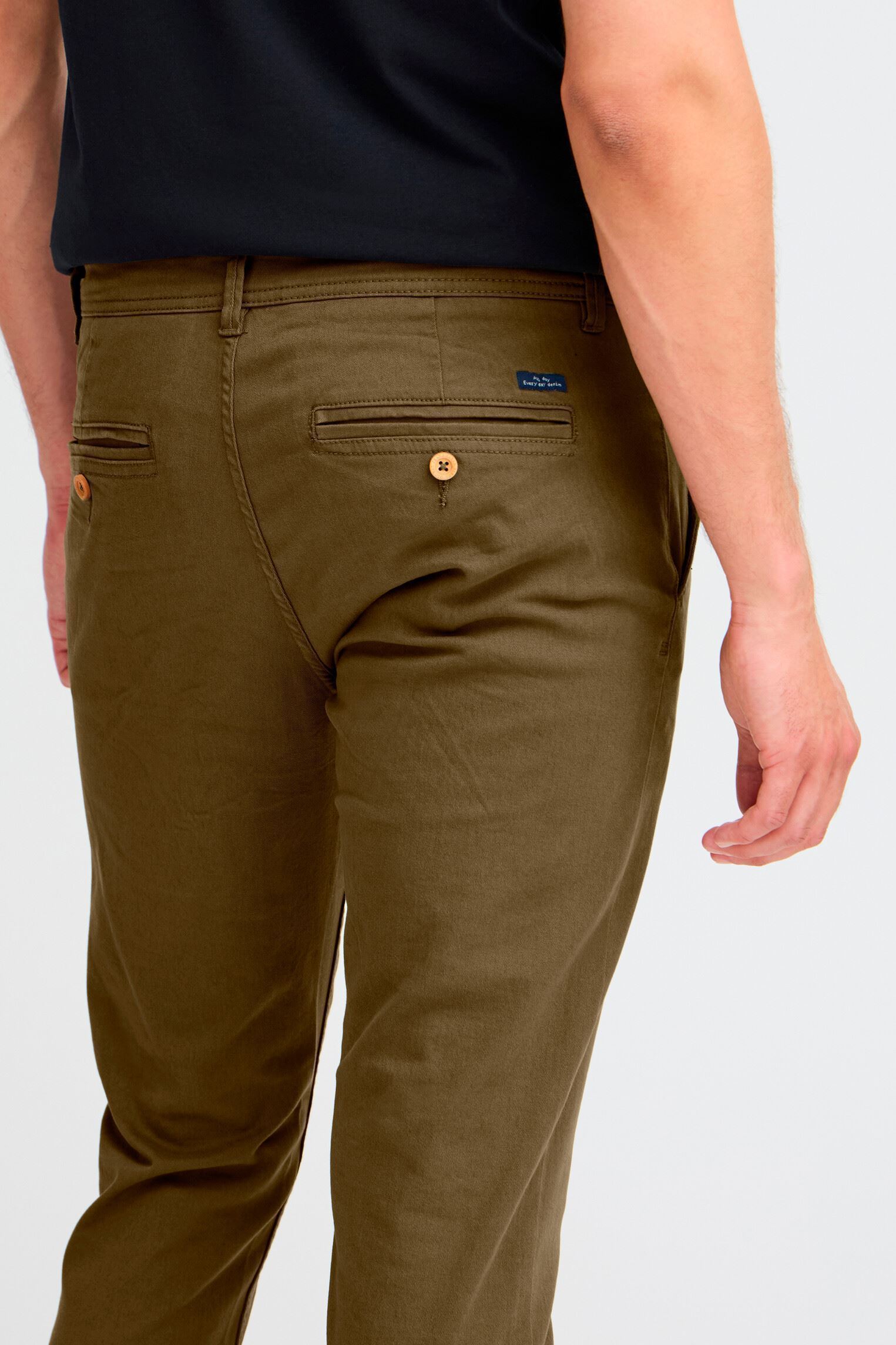 Chino broeken Bhnatan Pants heren groen Blend Chino broeken Bhnatan Pants heren groen OLIVE NIGHT GREEN