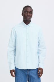 Chemises Bhadas Shirt Oxford Stripe homme marron