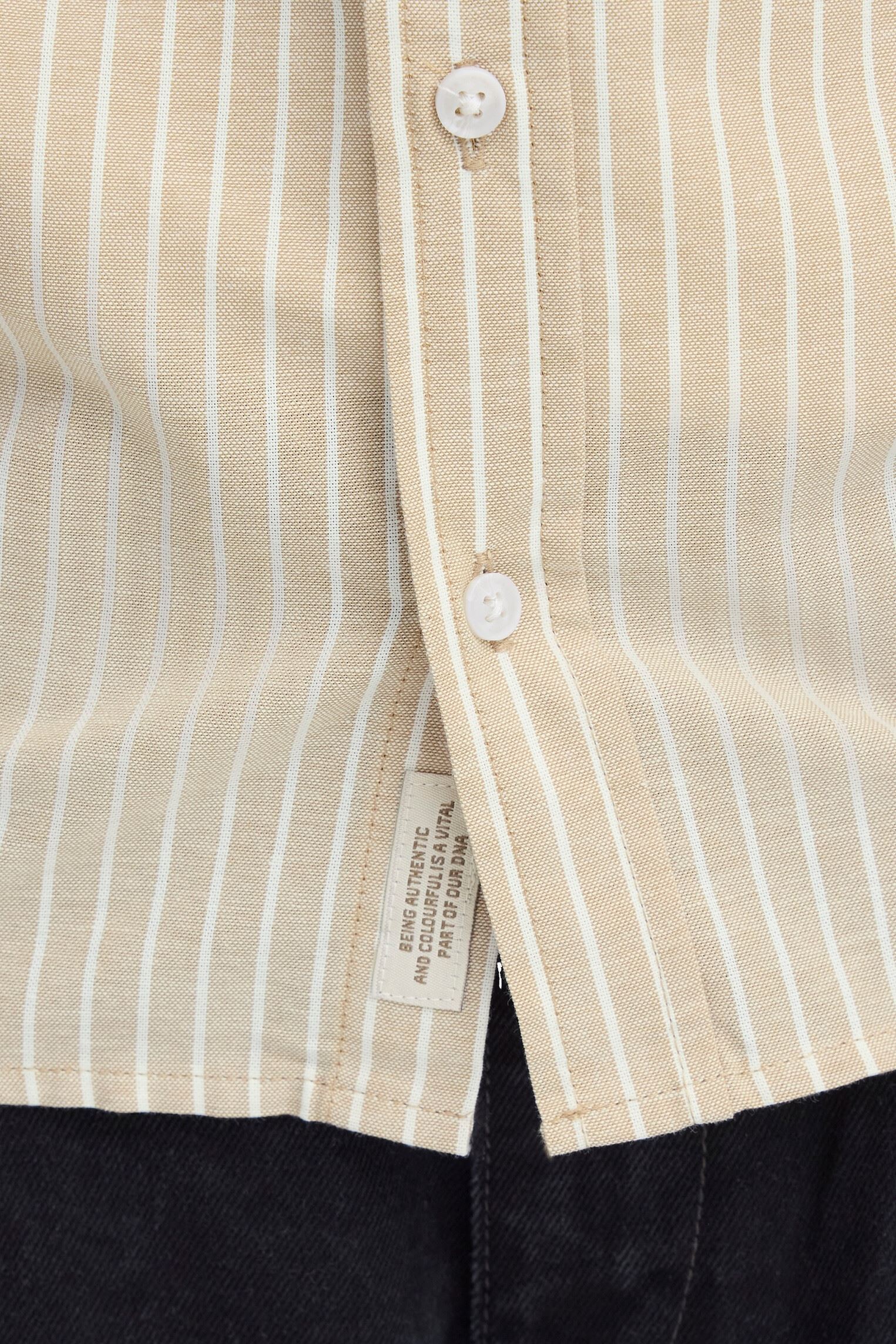 Chemises Bhadas Shirt Oxford Stripe homme marron Blend Chemises Bhadas Shirt Oxford Stripe homme marron CORNSTALK