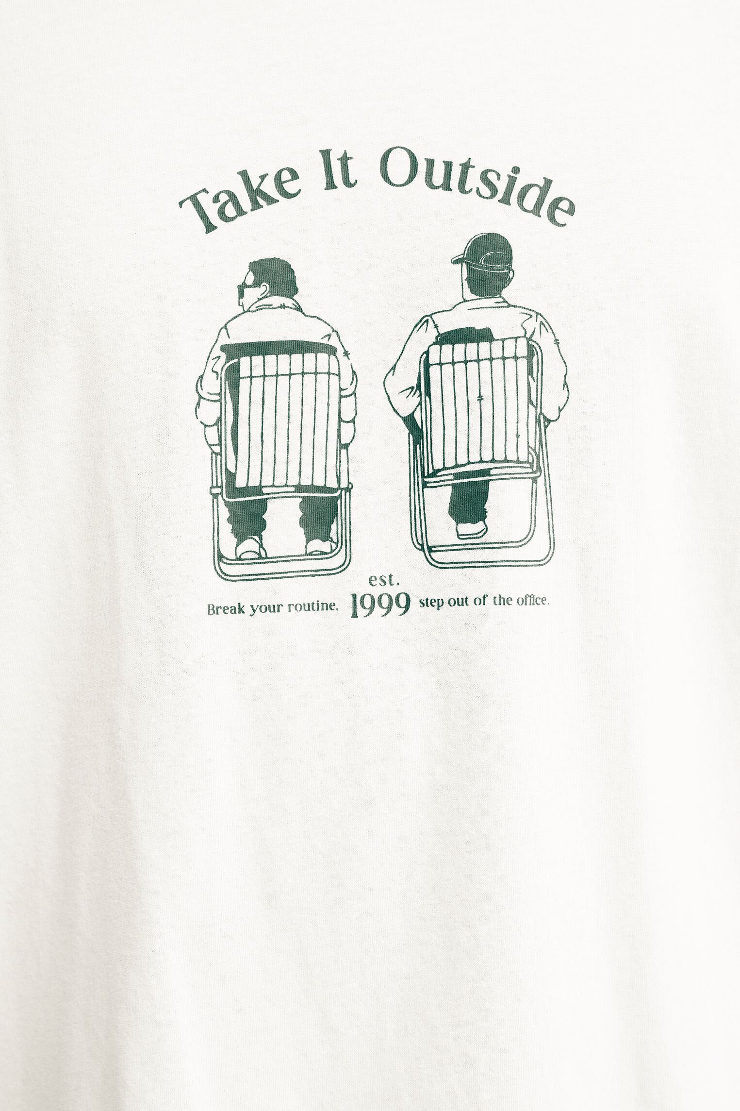 T-shirts met korte mouwen Sdtalon heren wit SOLID T-shirts met korte mouwen Sdtalon heren wit OFF WHITE