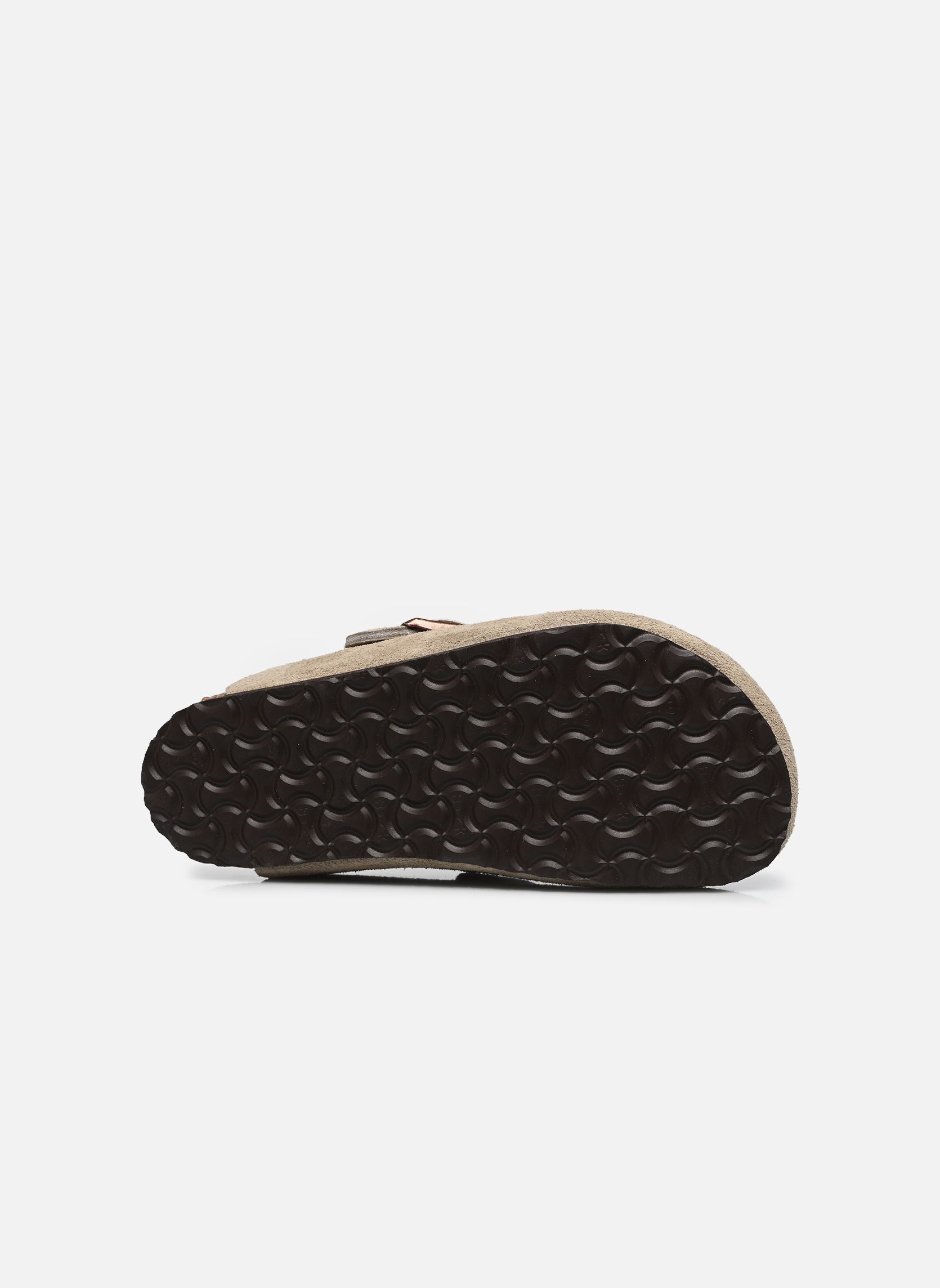 Mules et sabots Boston Kids Suede - Narrow garçon beige Birkenstock Mules et sabots Boston Kids Suede - Narrow garçon beige Taupe