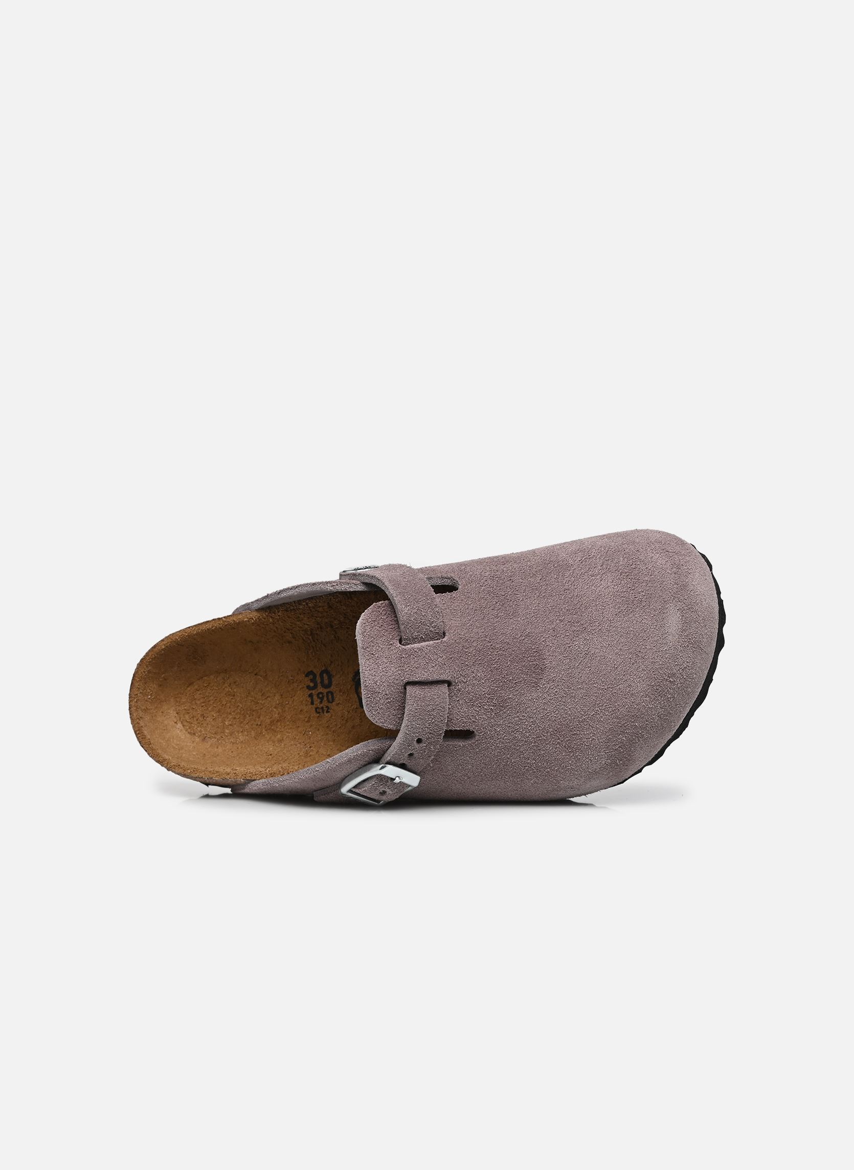 Mules et sabots Boston Kids Suede - Narrow fille violet Birkenstock Mules et sabots Boston Kids Suede - Narrow fille violet Faded Purple