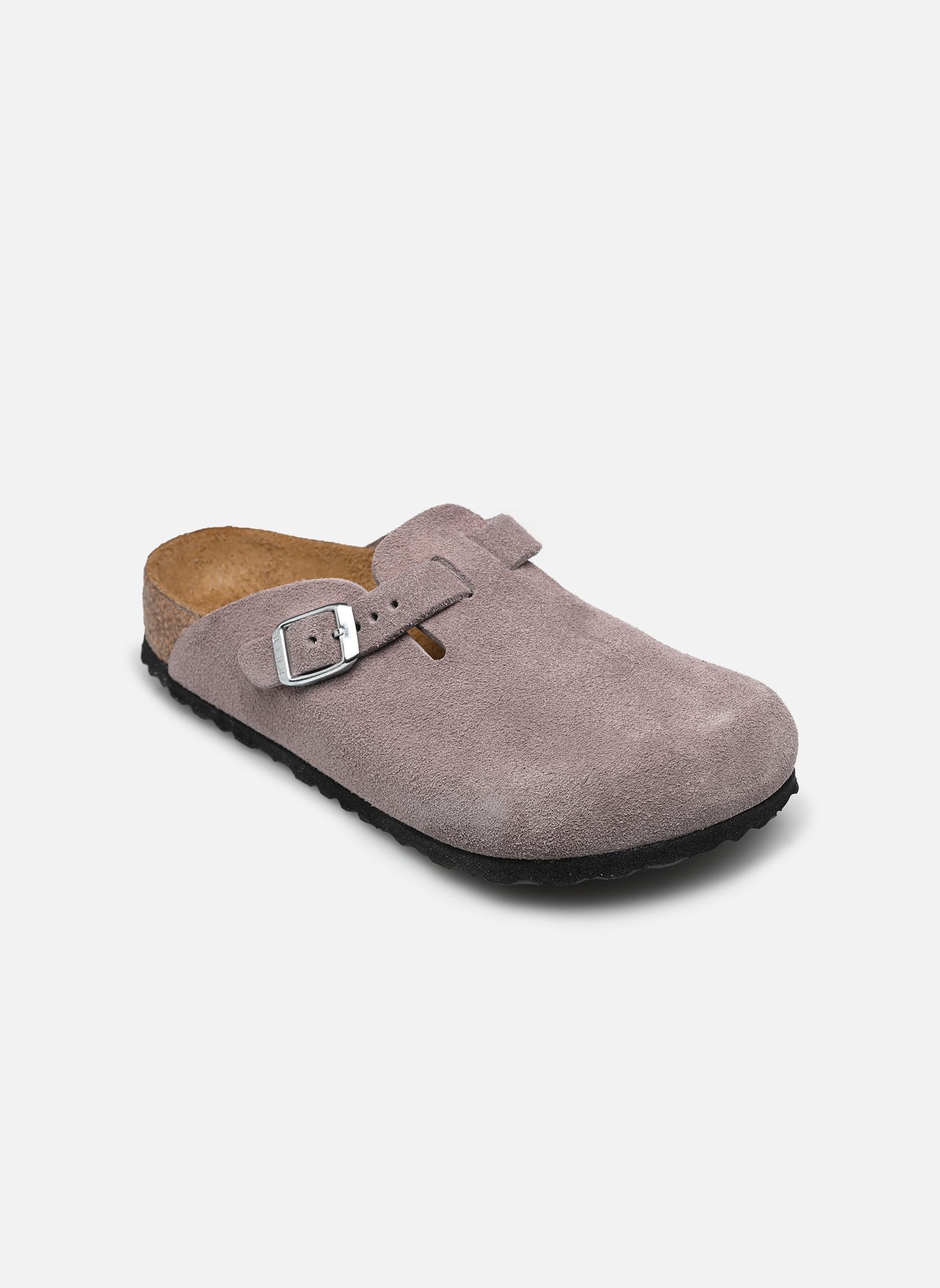 Mules et sabots Boston Kids Suede - Narrow fille violet Birkenstock Mules et sabots Boston Kids Suede - Narrow fille violet Faded Purple