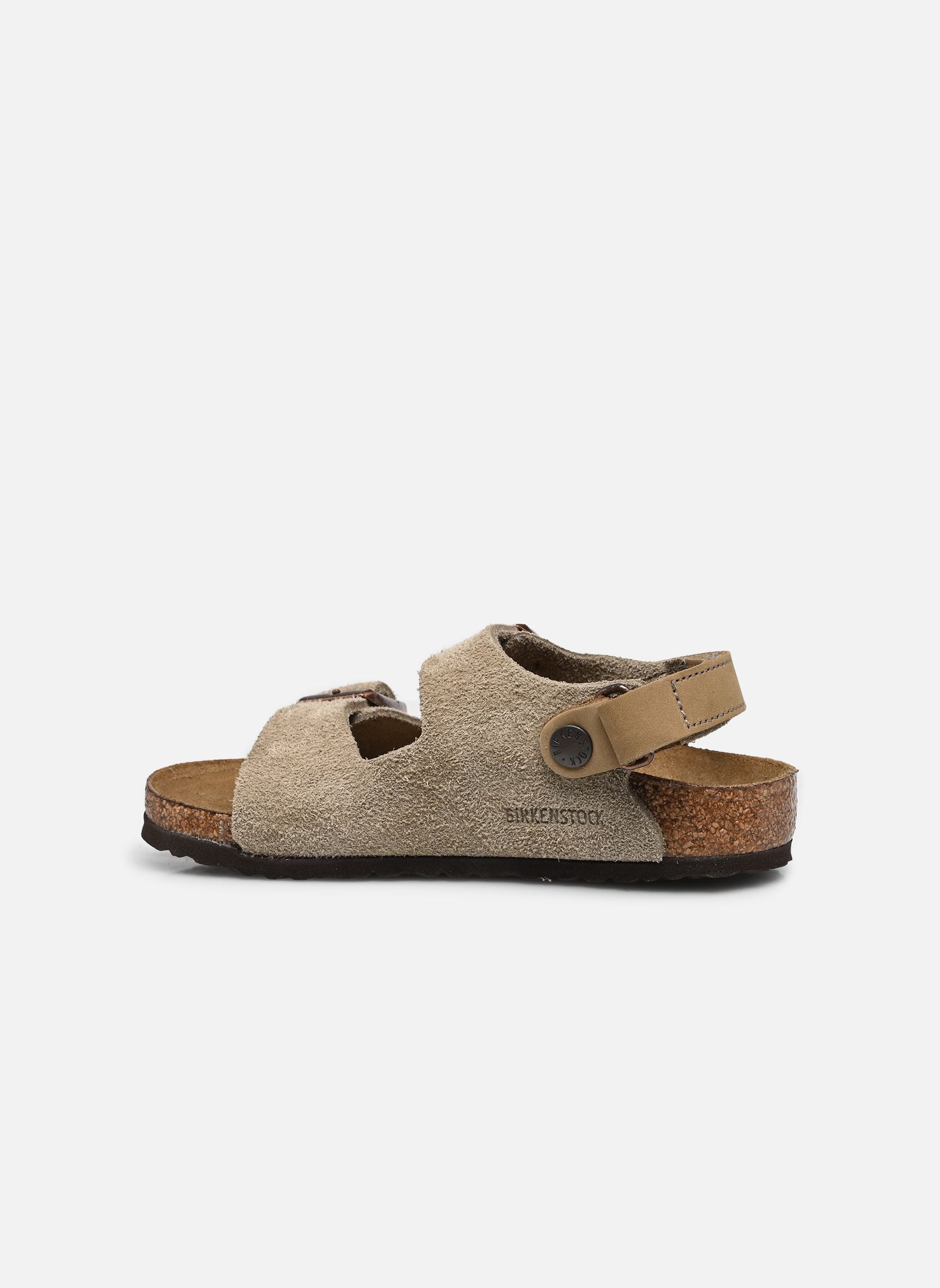 Sandalen Milano AS Kids Suede - Narrow jungen beige Birkenstock Sandalen Milano AS Kids Suede - Narrow jungen beige Taupe