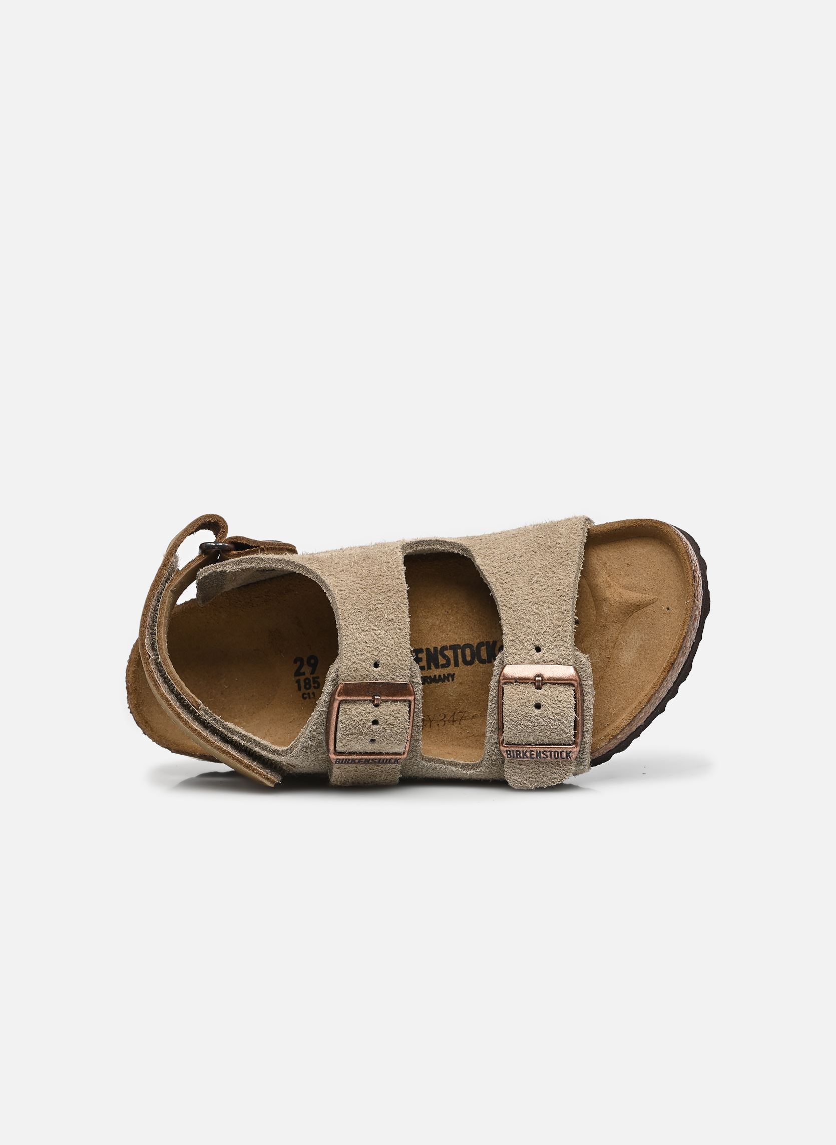 Sandalen Milano AS Kids Suede - Narrow jungen beige Birkenstock Sandalen Milano AS Kids Suede - Narrow jungen beige Taupe