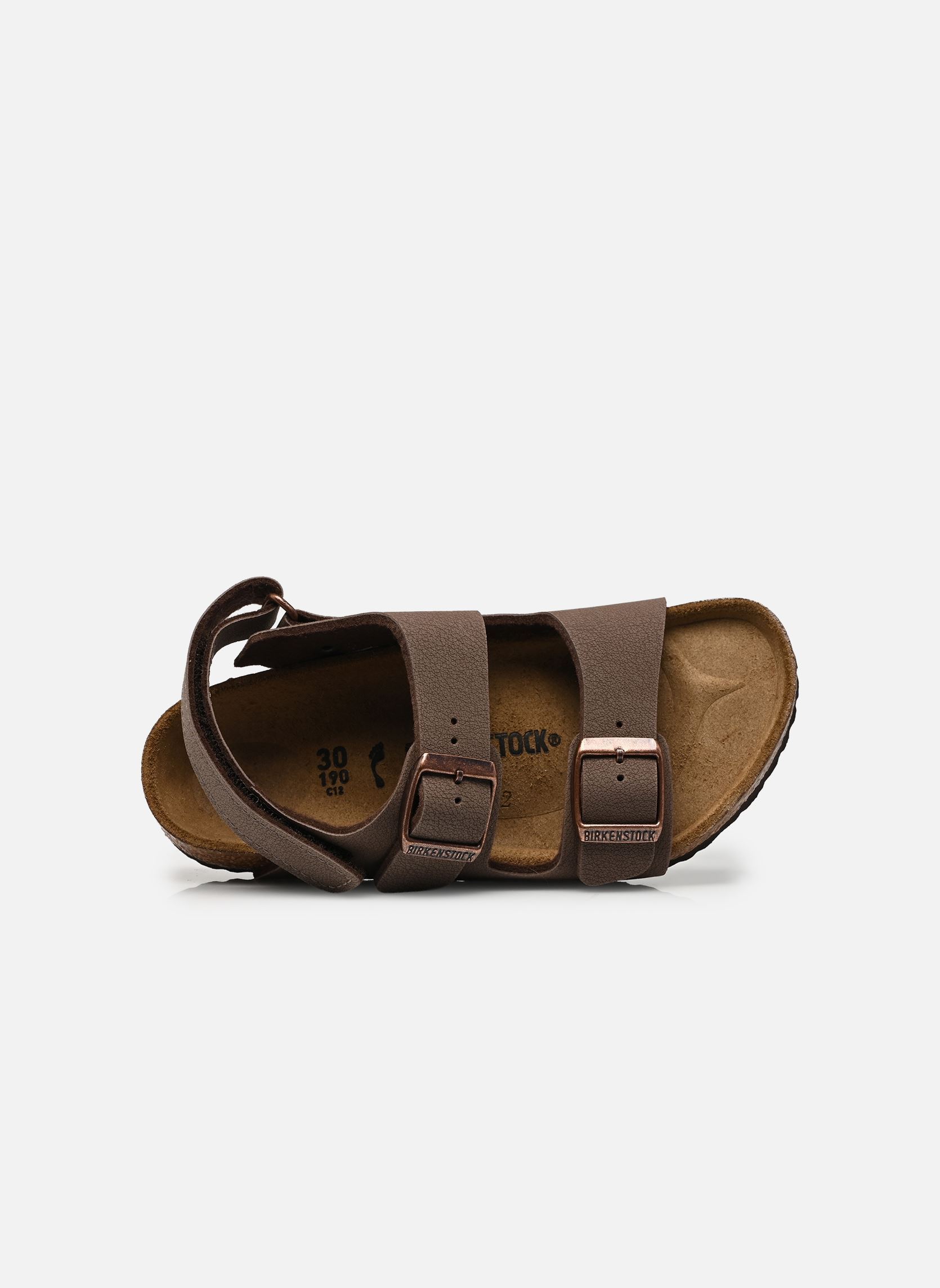Sandalen Milano AS Kids Birko-Flor Birkibuc - Nar jungen braun Birkenstock Sandalen Milano AS Kids Birko-Flor Birkibuc - Nar jungen braun Mocca