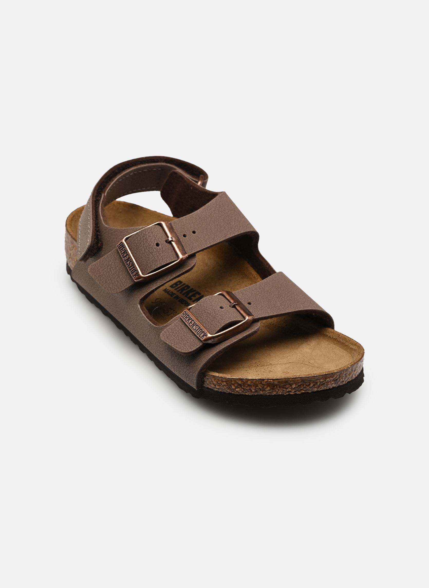Sandalen Milano AS Kids Birko-Flor Birkibuc - Nar jungen braun Birkenstock Sandalen Milano AS Kids Birko-Flor Birkibuc - Nar jungen braun Mocca