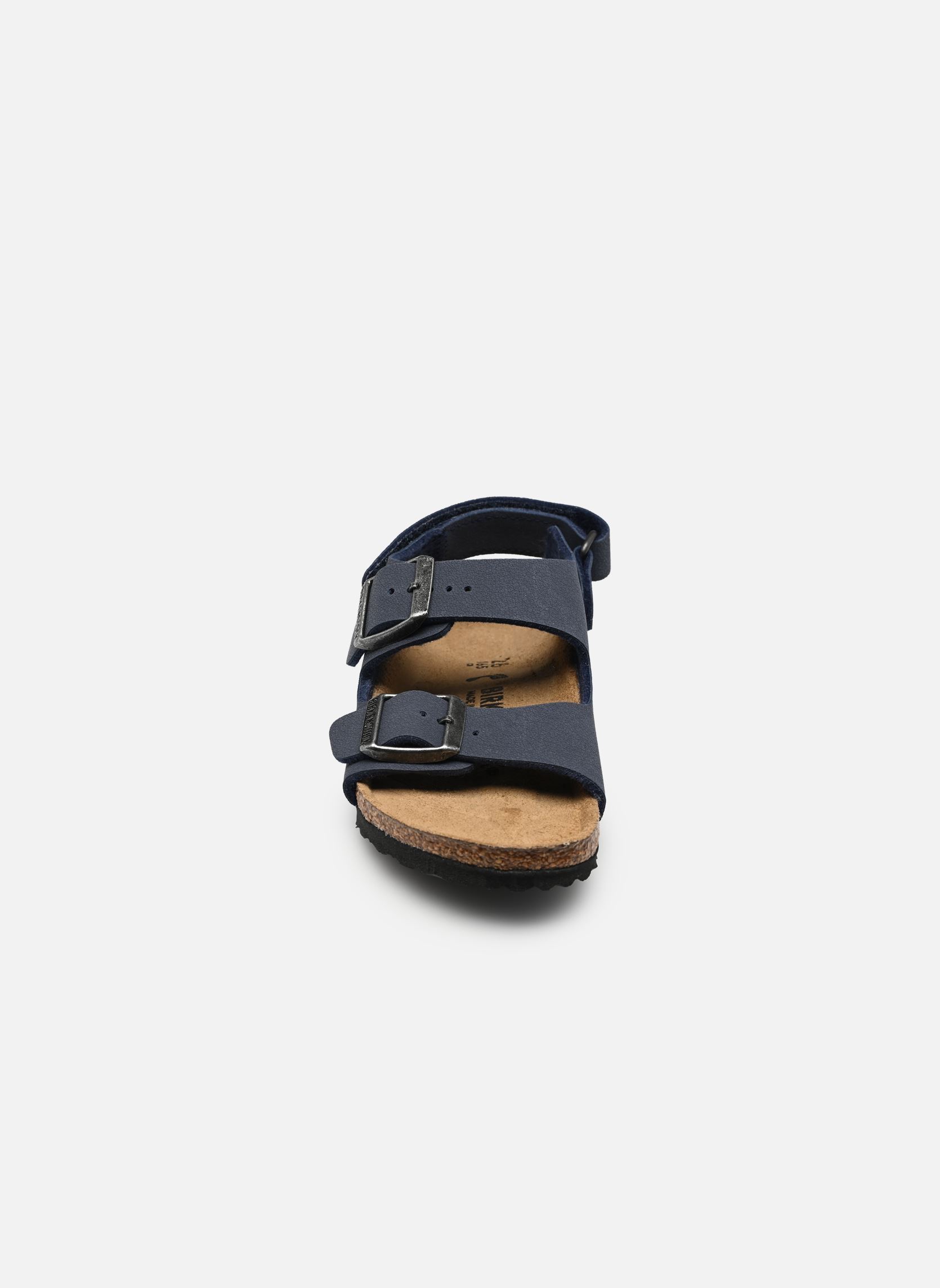 Sandales Milano AS Kids Birko-Flor Birkibuc - Nar garçon bleu Birkenstock Sandales Milano AS Kids Birko-Flor Birkibuc - Nar garçon bleu Navy