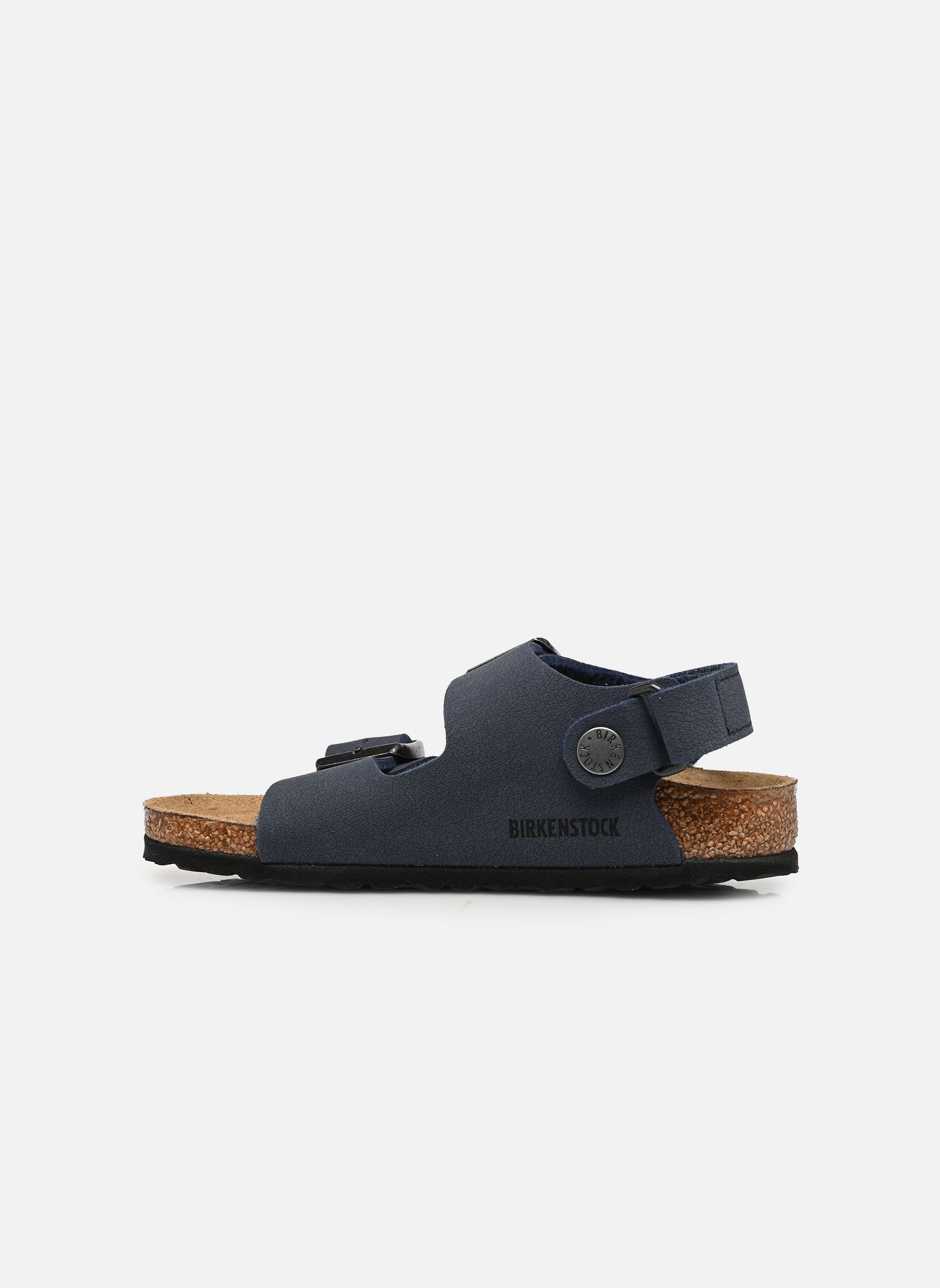 Sandales Milano AS Kids Birko-Flor Birkibuc - Nar garçon bleu Birkenstock Sandales Milano AS Kids Birko-Flor Birkibuc - Nar garçon bleu Navy