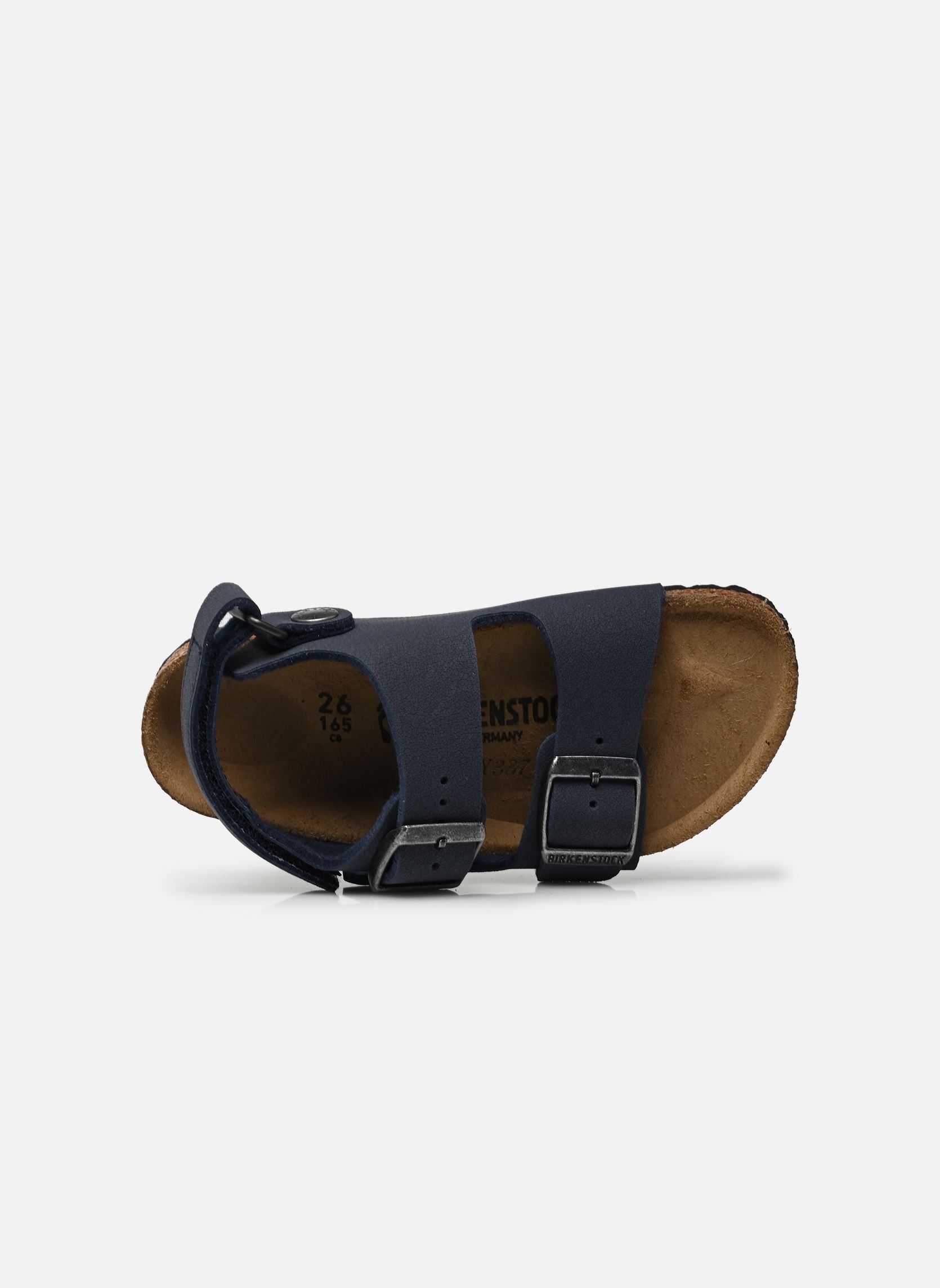 Sandales Milano AS Kids Birko-Flor Birkibuc - Nar garçon bleu Birkenstock Sandales Milano AS Kids Birko-Flor Birkibuc - Nar garçon bleu Navy