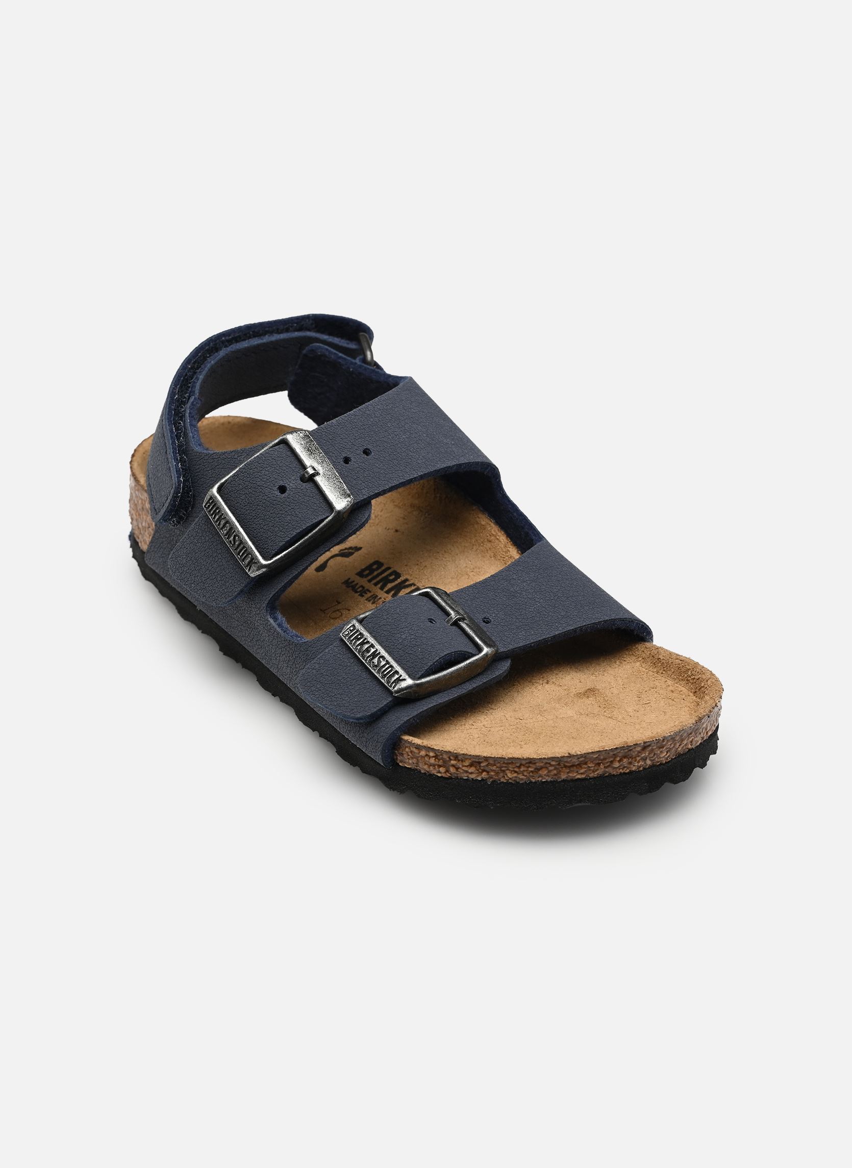 Sandales Milano AS Kids Birko-Flor Birkibuc - Nar garçon bleu Birkenstock Sandales Milano AS Kids Birko-Flor Birkibuc - Nar garçon bleu Navy