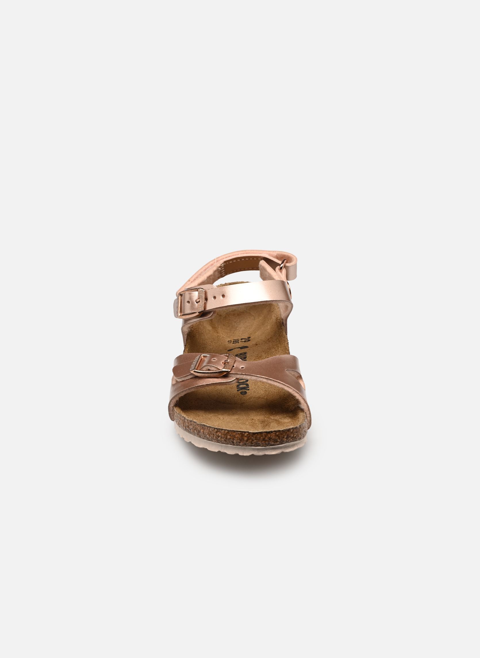 Sandalen Rio AS Kids Birko-Flor - Narrow mädchen braun Birkenstock Sandalen Rio AS Kids Birko-Flor - Narrow mädchen braun Copper
