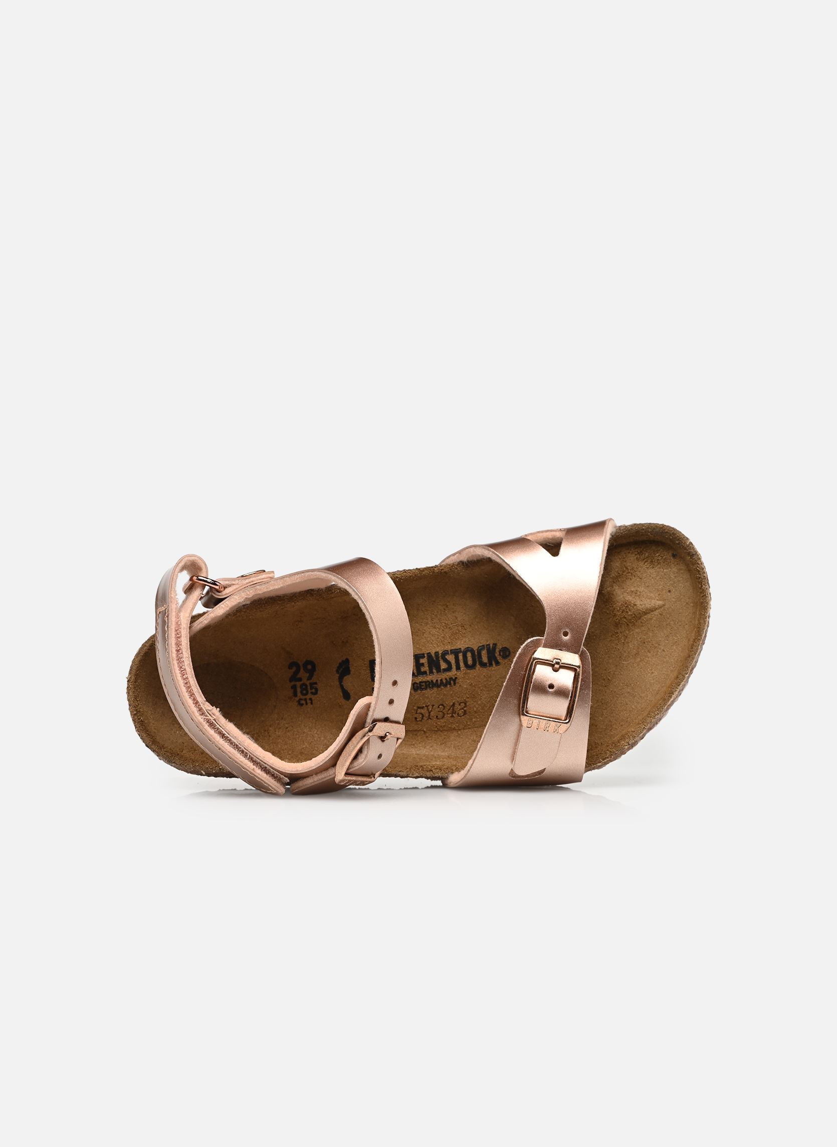 Sandalen Rio AS Kids Birko-Flor - Narrow mädchen braun Birkenstock Sandalen Rio AS Kids Birko-Flor - Narrow mädchen braun Copper