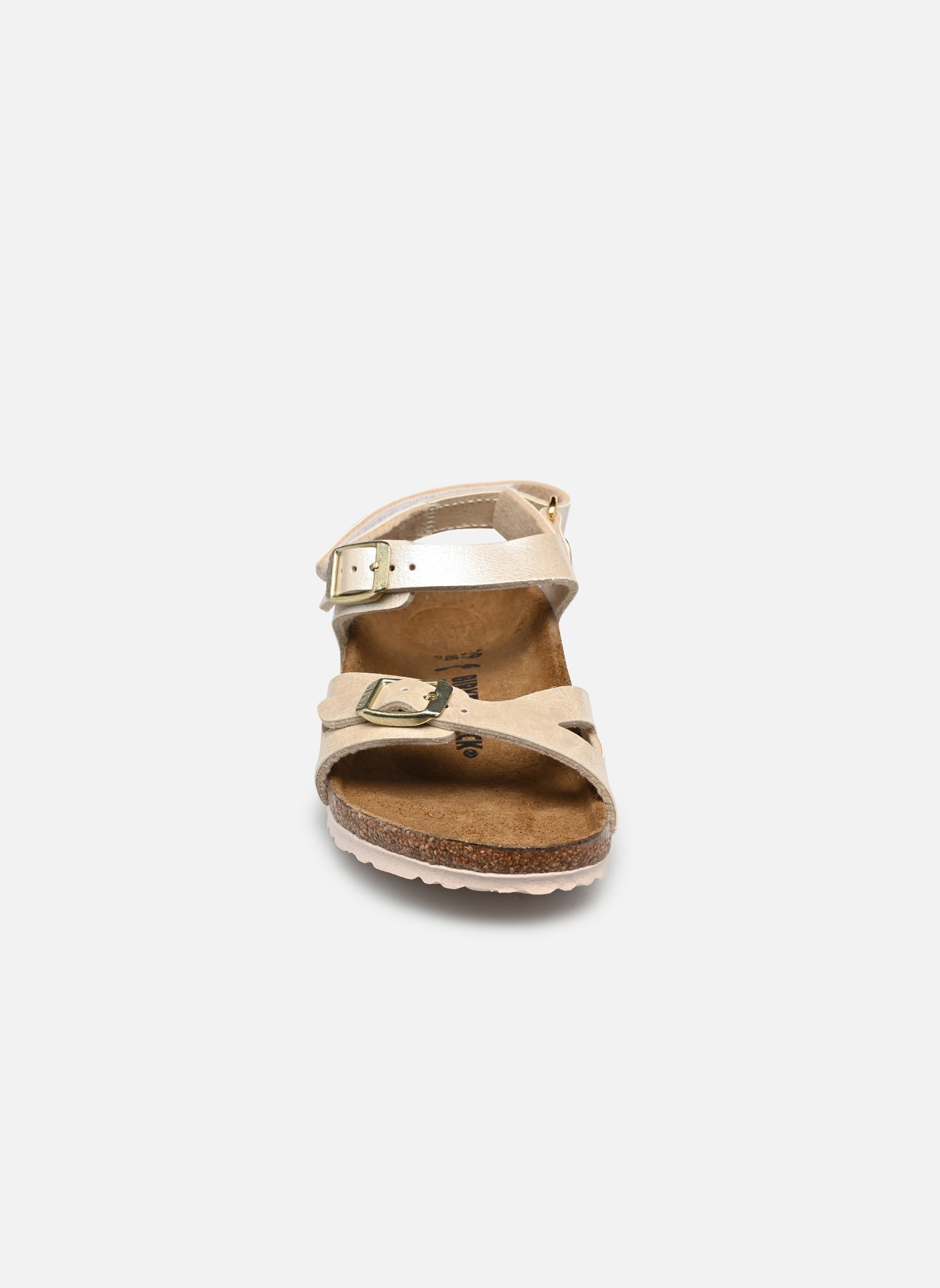 Sandalen Rio AS Kids Birko-Flor - Narrow mädchen weiß Birkenstock Sandalen Rio AS Kids Birko-Flor - Narrow mädchen weiß Pearl White