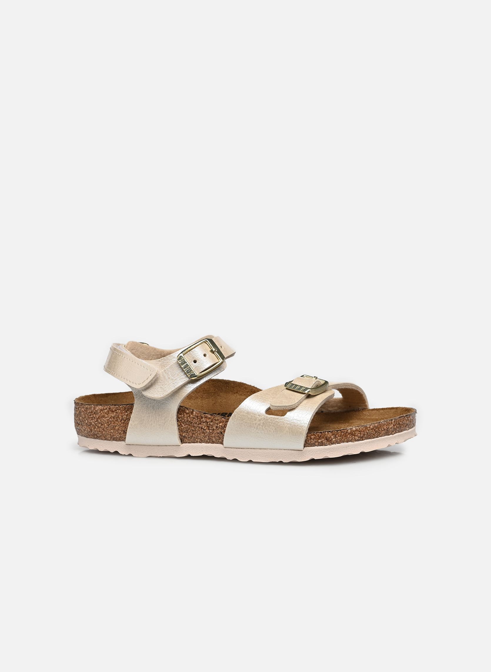 Sandalen Rio AS Kids Birko-Flor - Narrow mädchen weiß Birkenstock Sandalen Rio AS Kids Birko-Flor - Narrow mädchen weiß Pearl White