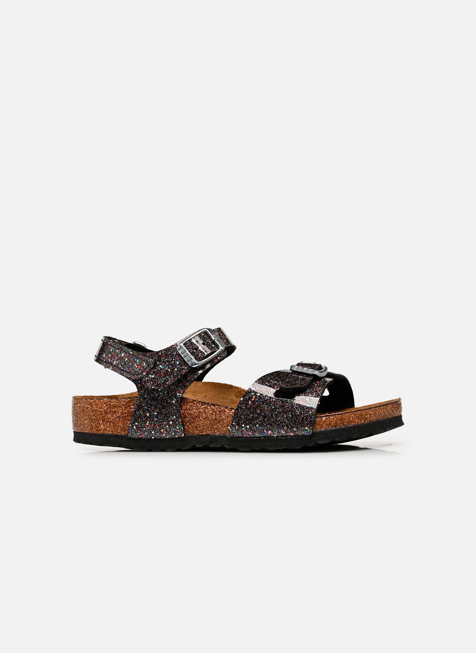 Sandalen Rio AS Kids Birko-Flor - Narrow mädchen schwarz Birkenstock Sandalen Rio AS Kids Birko-Flor - Narrow mädchen schwarz Black
