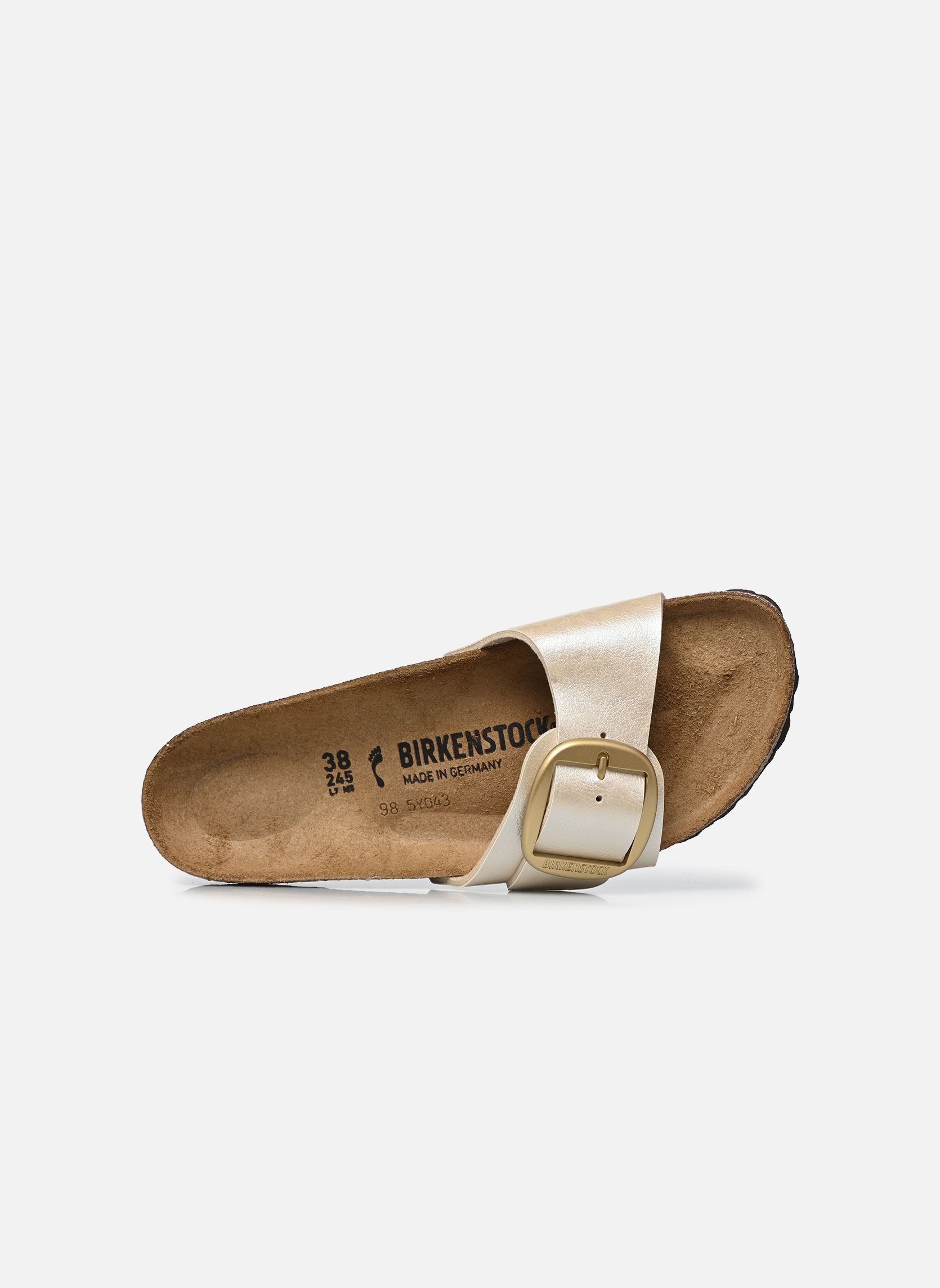 Muilen en klompen Madrid Big Buckle Birko Flor - Narrow dames wit Birkenstock Muilen en klompen Madrid Big Buckle Birko Flor - Narrow dames wit Pearl White