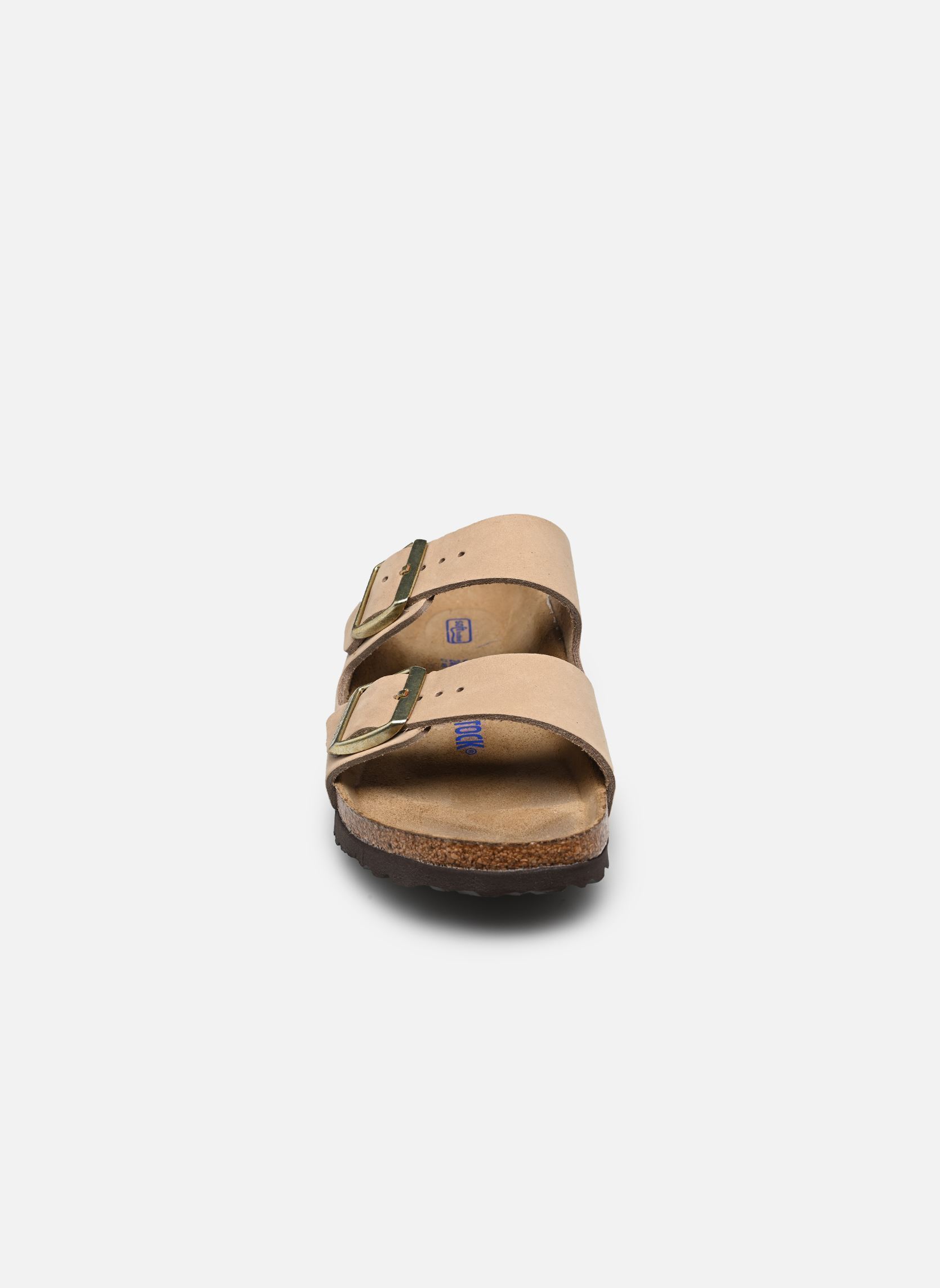 Mules Arizona Soft footbed Nubuck - Narrow femme beige Birkenstock Mules Arizona Soft footbed Nubuck - Narrow femme beige Sandcastle