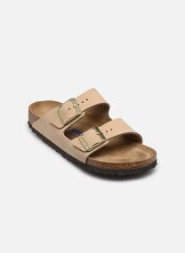 Mules Arizona Soft footbed Nubuck - Narrow femme beige Birkenstock Mules Arizona Soft footbed Nubuck - Narrow femme beige Sandcastle