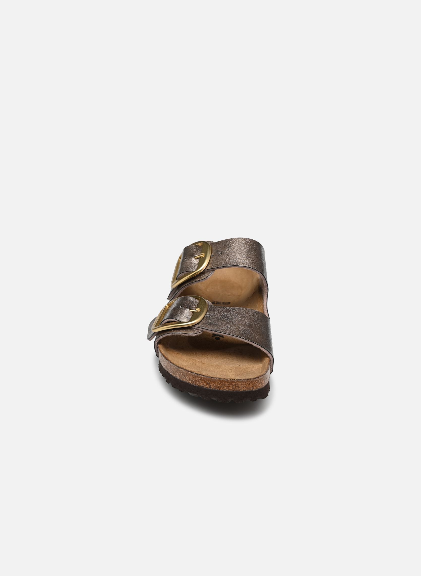 Muilen en klompen Arizona Big Buckle Birko Flor - Narrow dames goud en brons Birkenstock Muilen en klompen Arizona Big Buckle Birko Flor - Narrow dames goud en brons Taupe