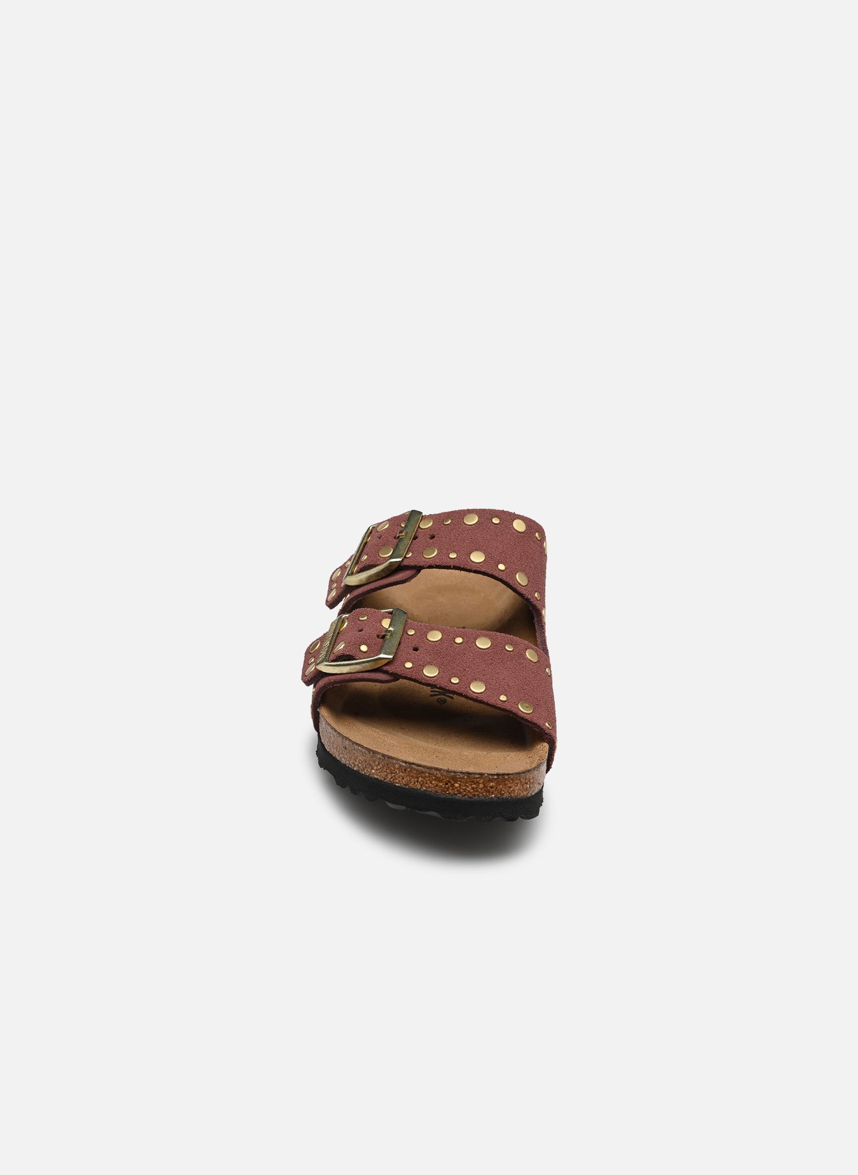Mules et sabots Arizona Rivet Suede - Narrow femme marron Birkenstock Mules et sabots Arizona Rivet Suede - Narrow femme marron PEPPER
