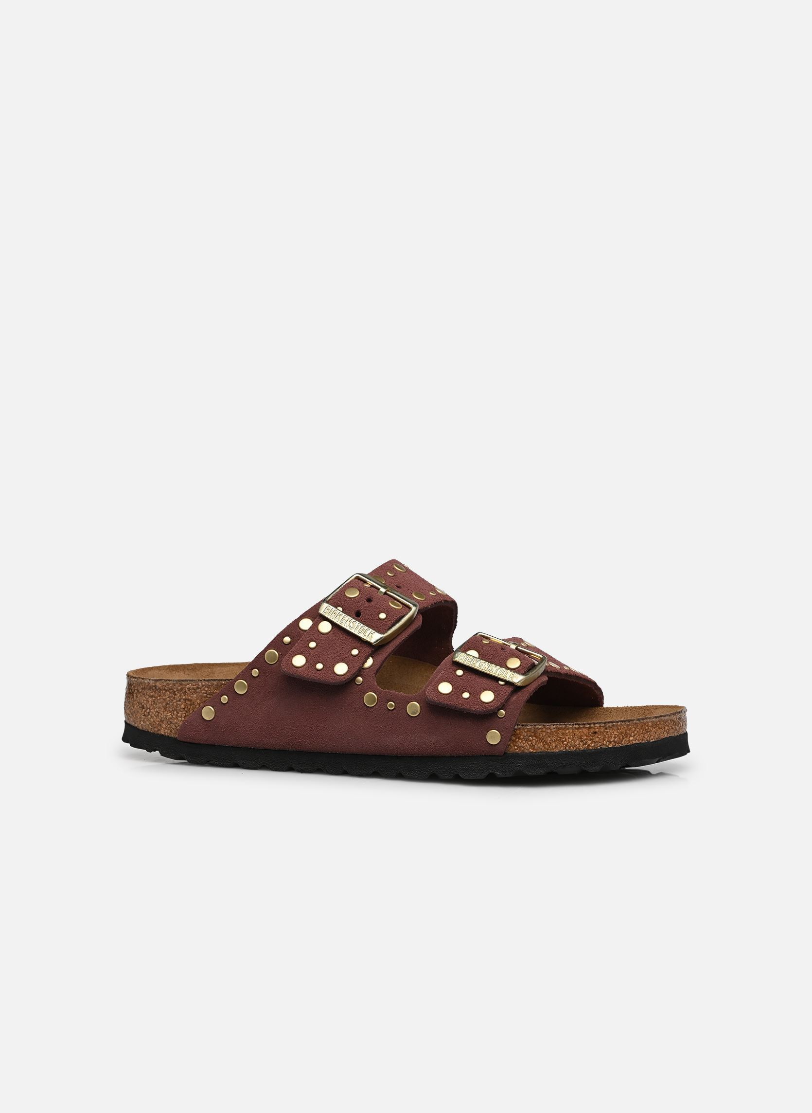 Mules et sabots Arizona Rivet Suede - Narrow femme marron Birkenstock Mules et sabots Arizona Rivet Suede - Narrow femme marron PEPPER