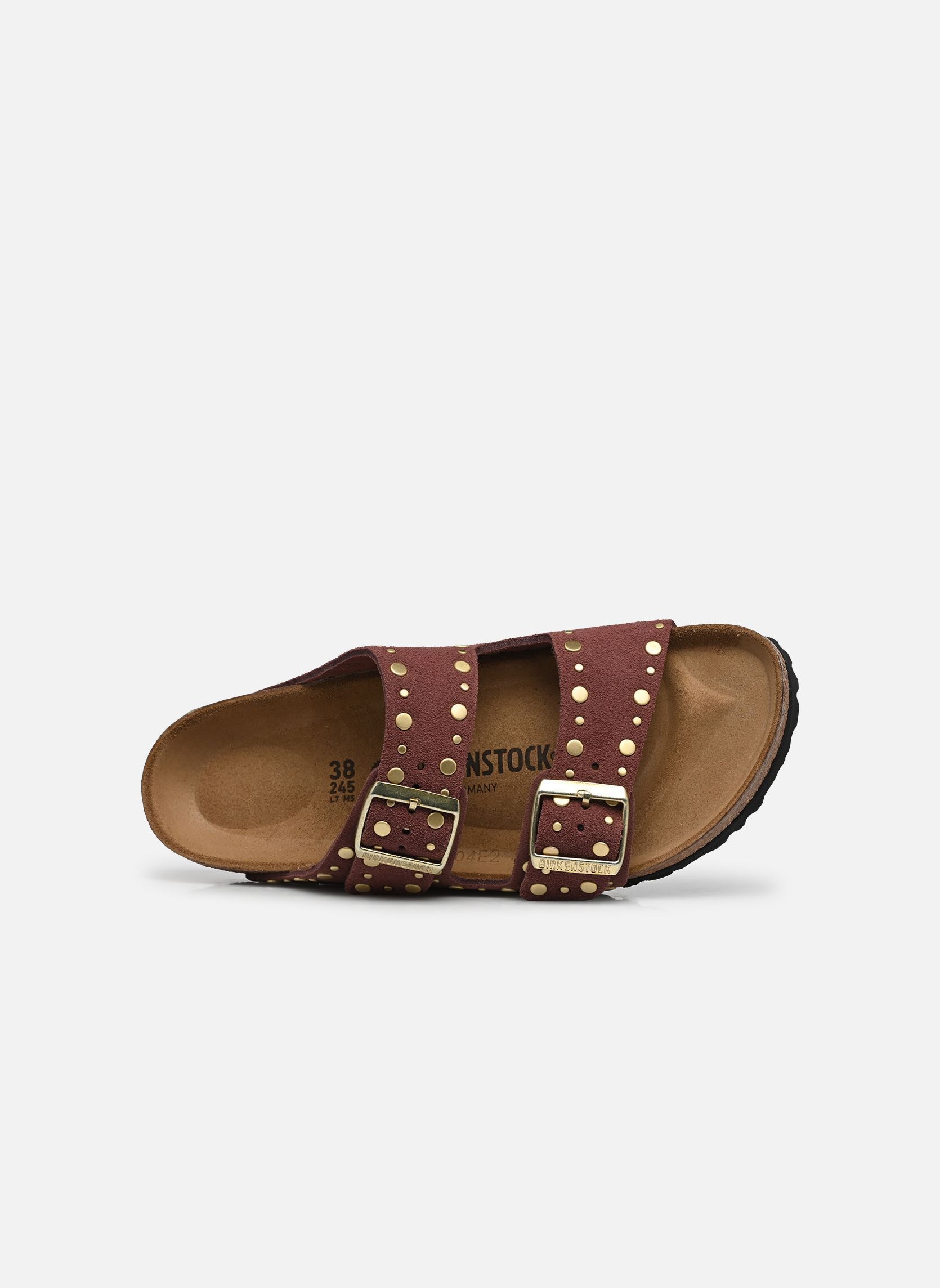 Mules et sabots Arizona Rivet Suede - Narrow femme marron Birkenstock Mules et sabots Arizona Rivet Suede - Narrow femme marron PEPPER