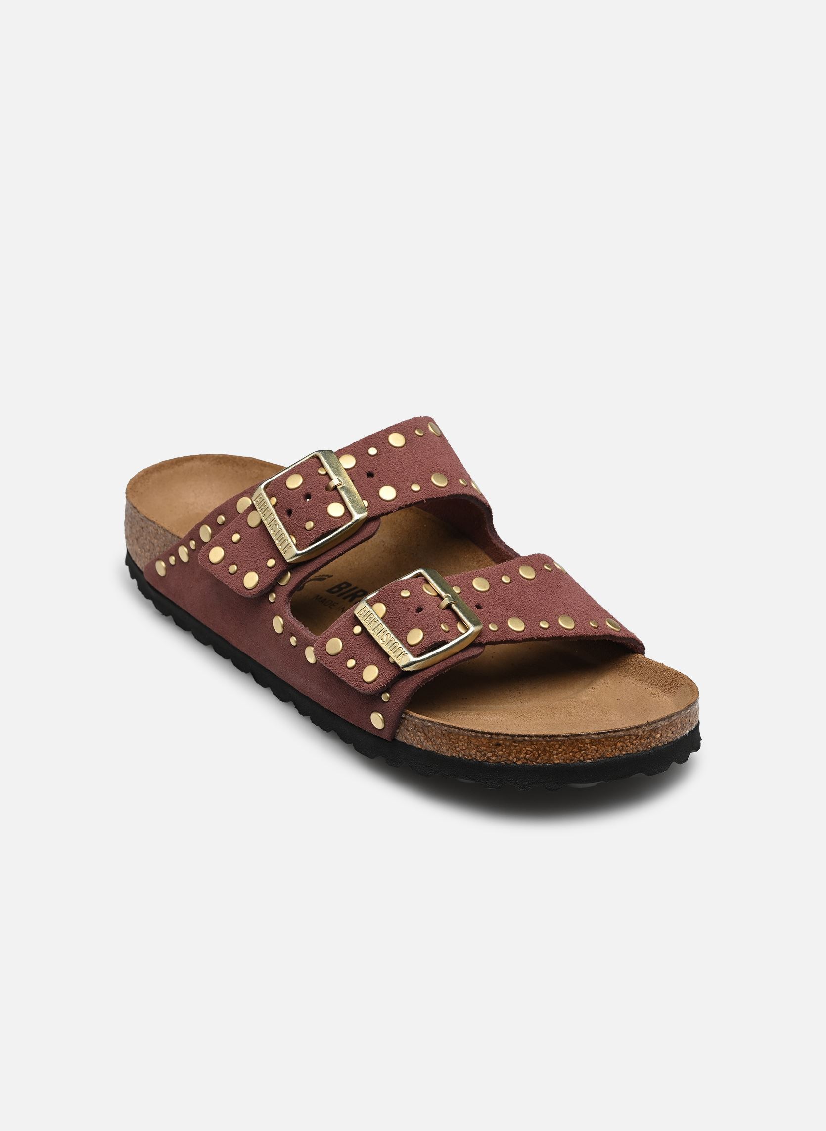 Mules et sabots Arizona Rivet Suede - Narrow femme marron Birkenstock Mules et sabots Arizona Rivet Suede - Narrow femme marron PEPPER