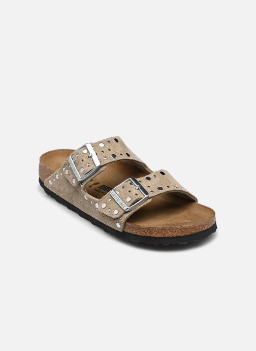 Birkenstock Muilen en klompen Arizona Rivet Suede - Narrow dames bruin