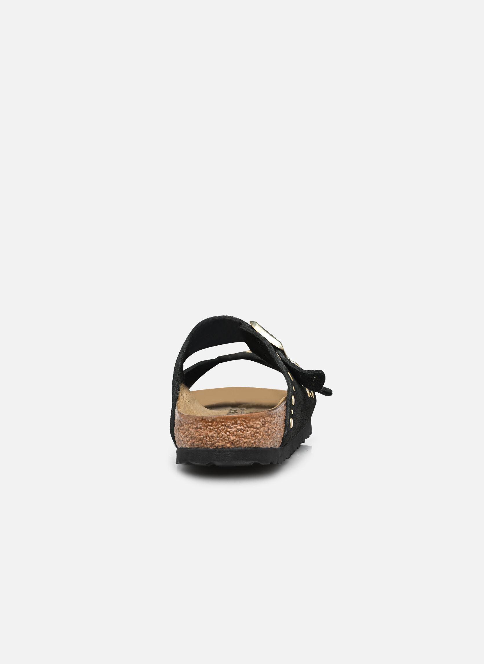 Pantoletten und Clogs Arizona Rivet Suede - Narrow damen schwarz Birkenstock Pantoletten und Clogs Arizona Rivet Suede - Narrow damen schwarz BLACK