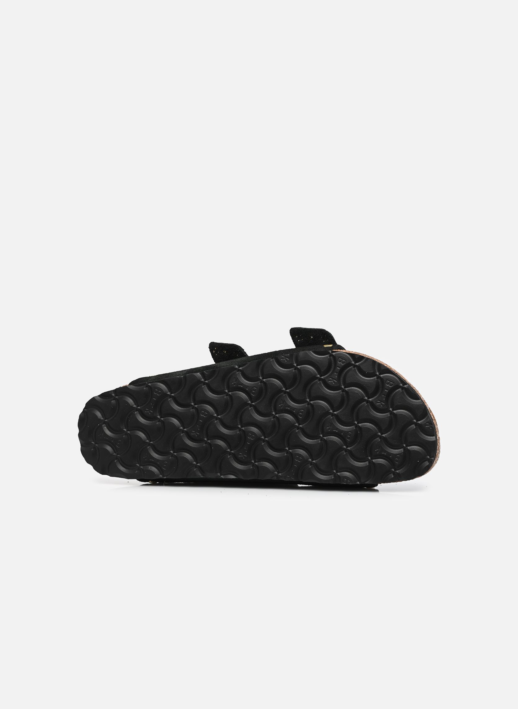 Pantoletten und Clogs Arizona Rivet Suede - Narrow damen schwarz Birkenstock Pantoletten und Clogs Arizona Rivet Suede - Narrow damen schwarz BLACK