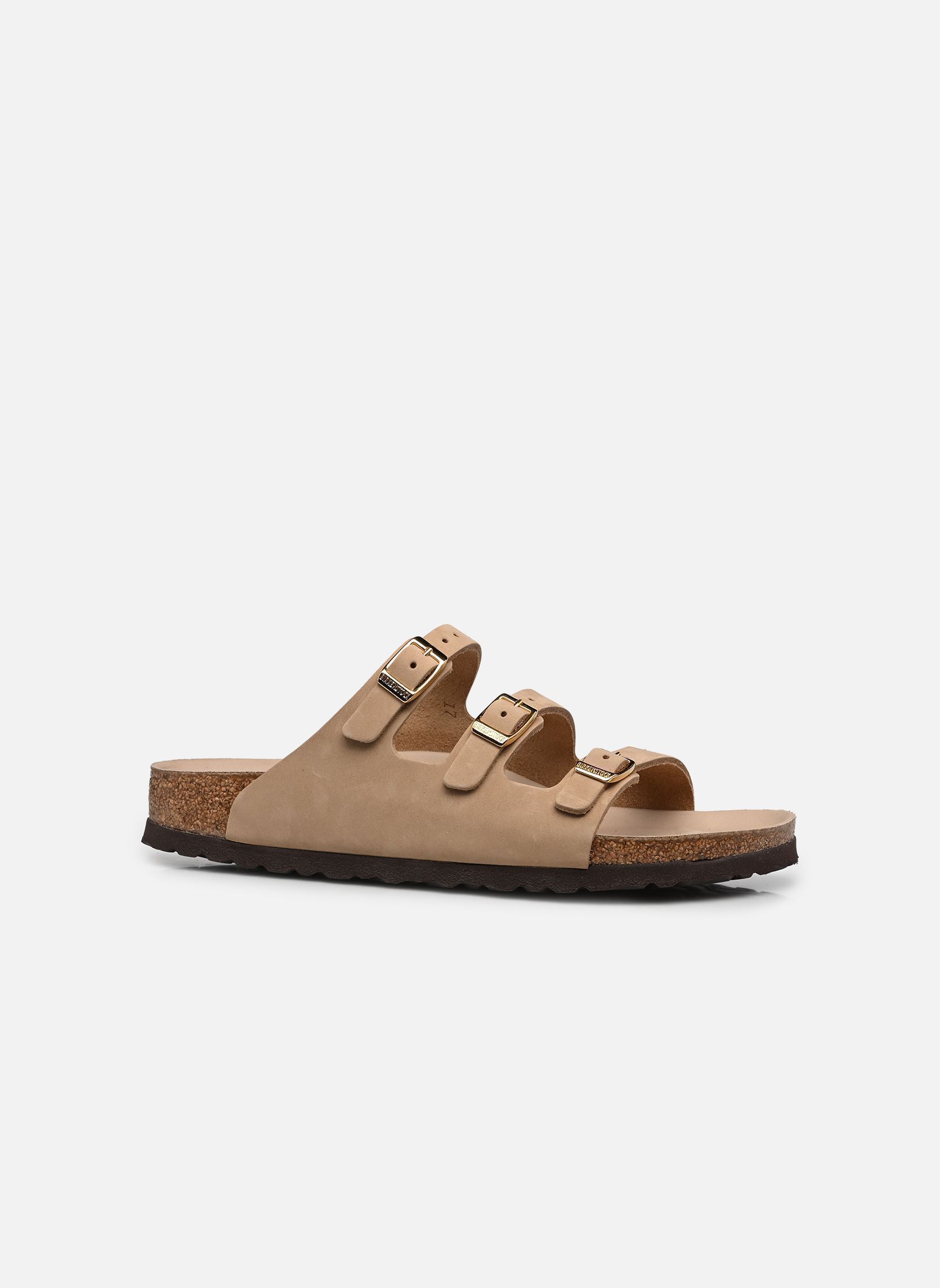 Mules Florida Fresh Nubuck - Narrow femme beige Birkenstock Mules Florida Fresh Nubuck - Narrow femme beige SANDCASTLE