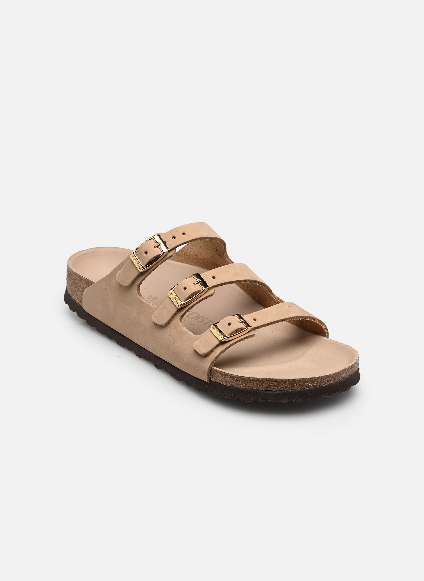 Mules Florida Fresh Nubuck - Narrow femme beige Birkenstock Mules Florida Fresh Nubuck - Narrow femme beige SANDCASTLE