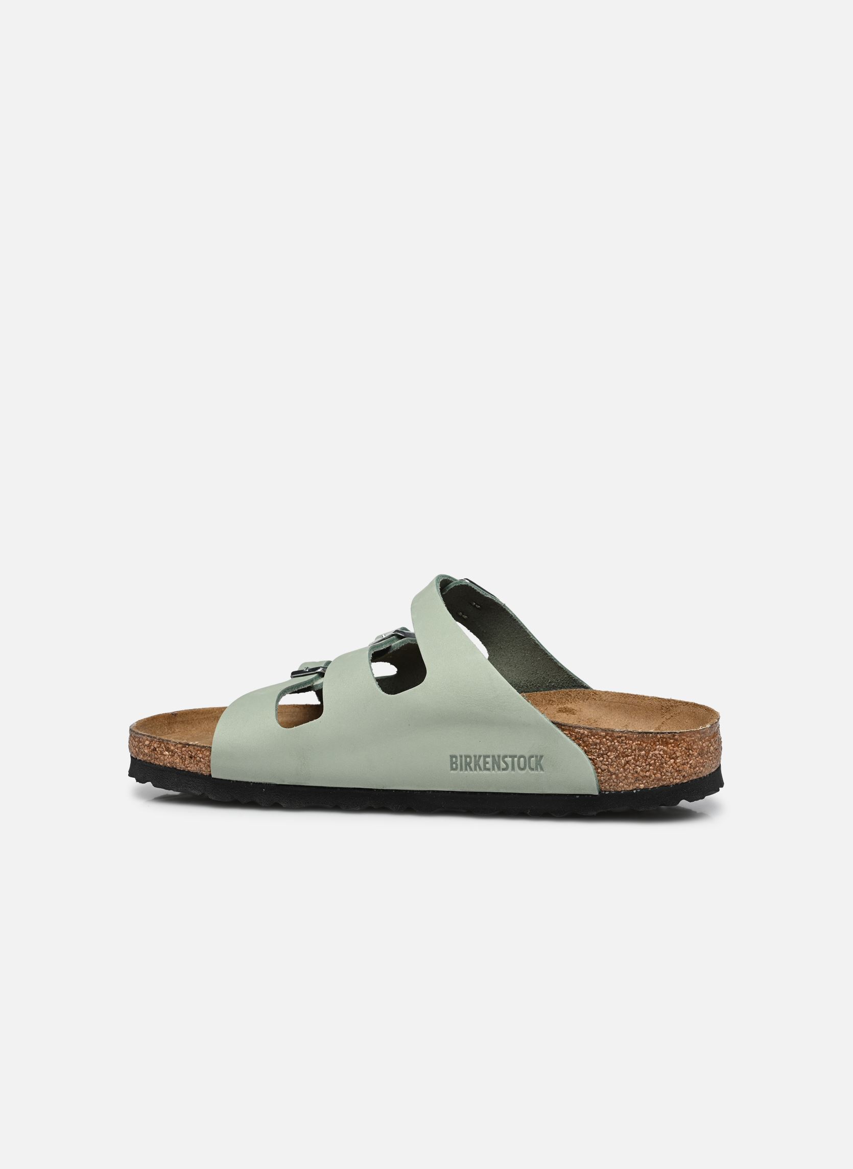 Muilen en klompen Florida Fresh Nubuck - Narrow dames groen Birkenstock Muilen en klompen Florida Fresh Nubuck - Narrow dames groen Pure Sage