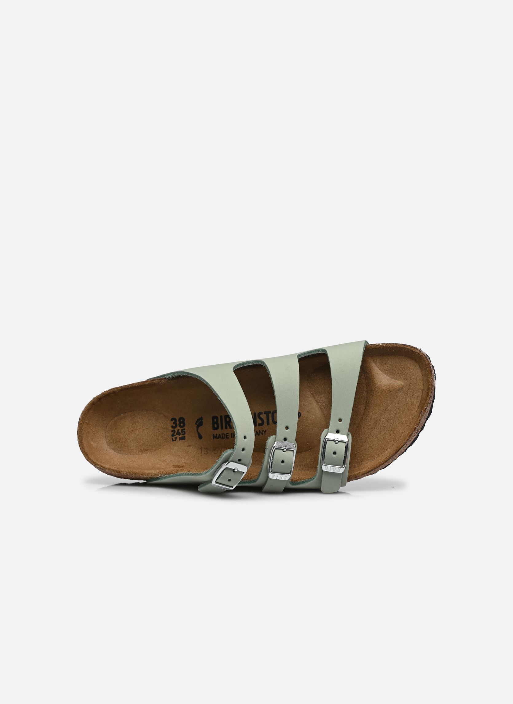 Muilen en klompen Florida Fresh Nubuck - Narrow dames groen Birkenstock Muilen en klompen Florida Fresh Nubuck - Narrow dames groen Pure Sage